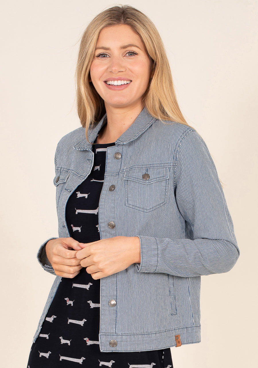 Stripe Denim Jacket