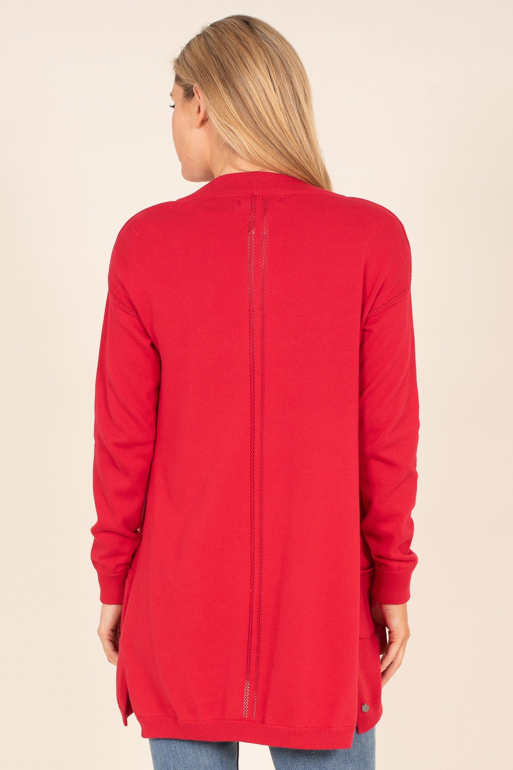 Organic Cotton Pointelle Cardigan