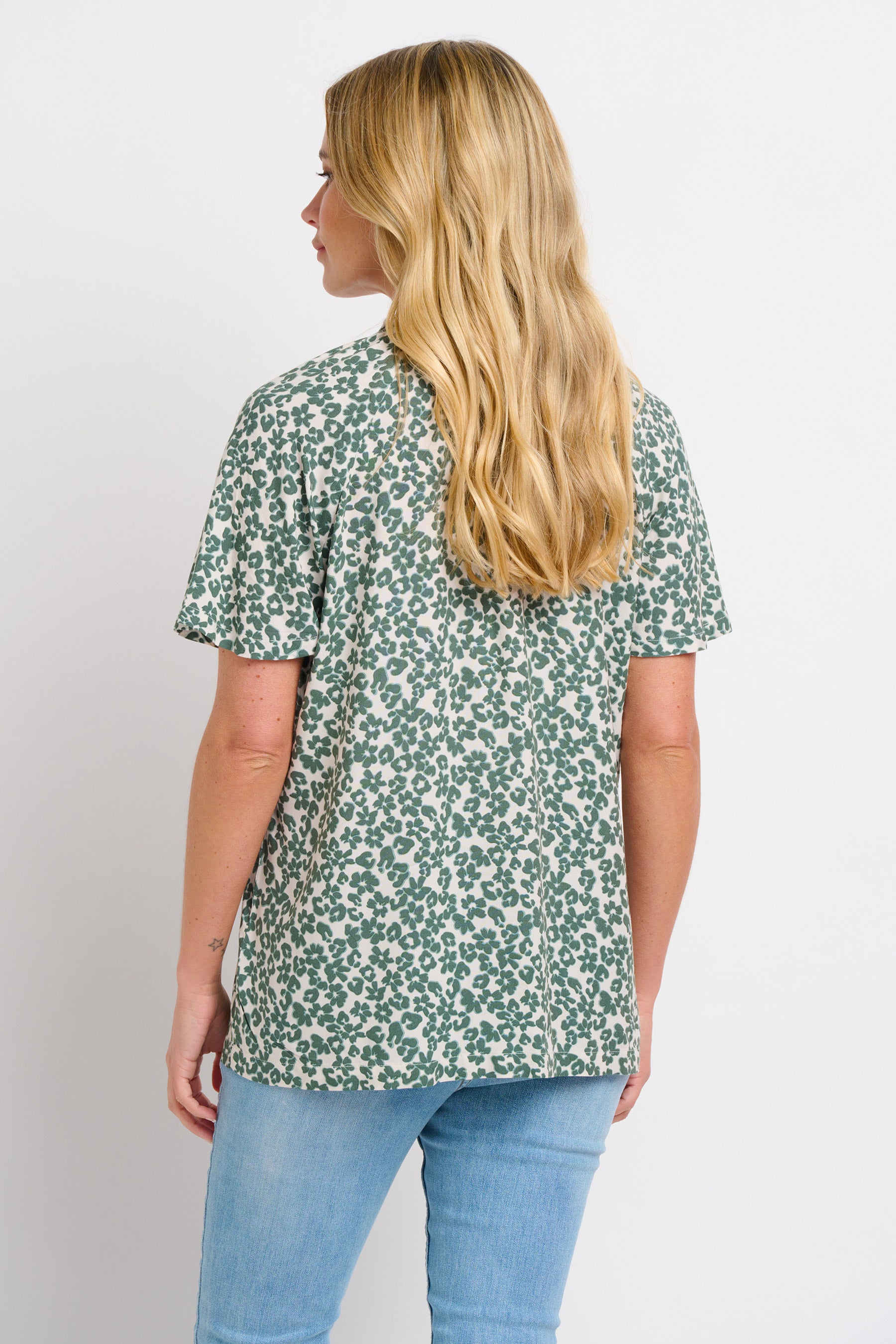Leopard Floral Blouse