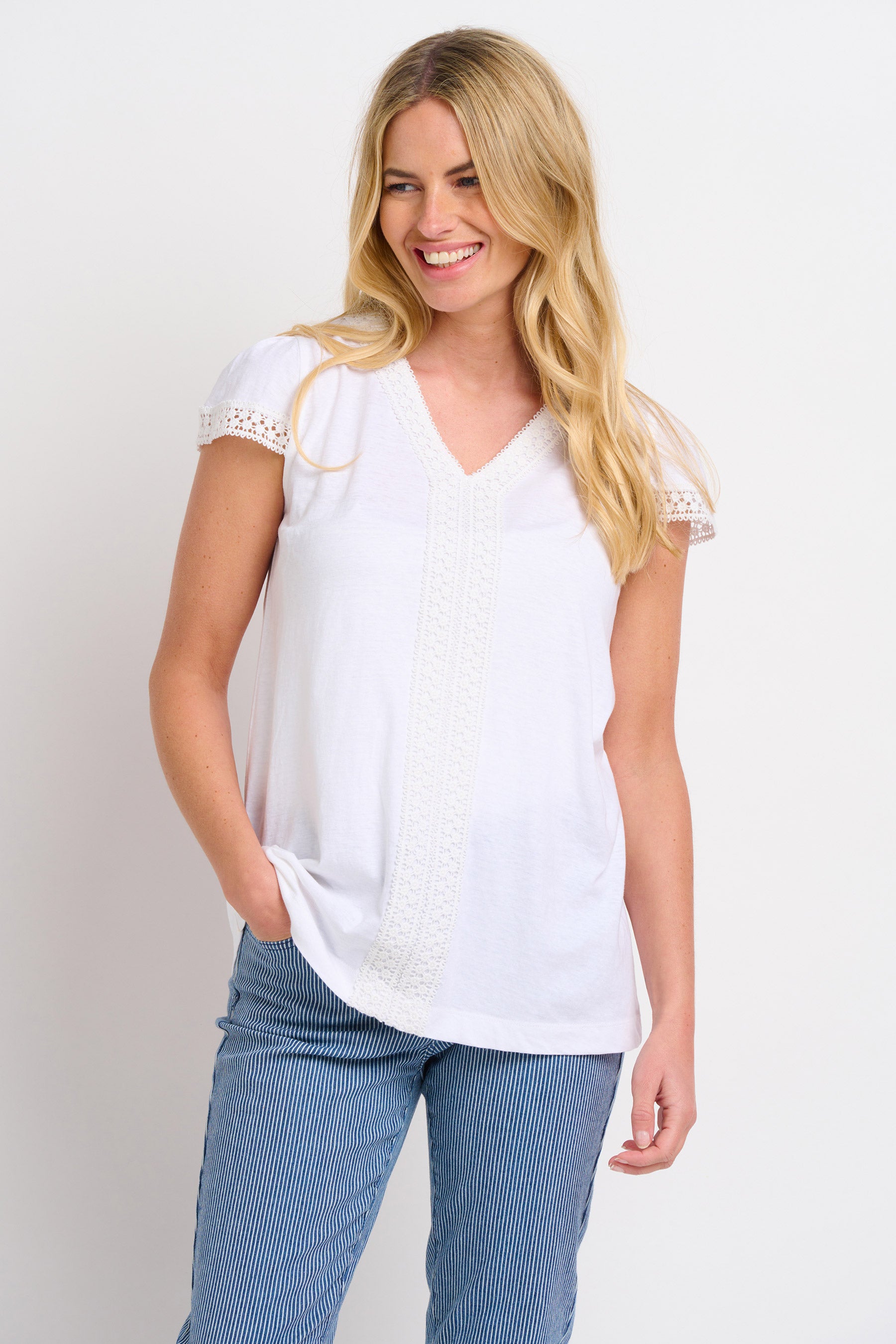 Pearl Linen Tshirt