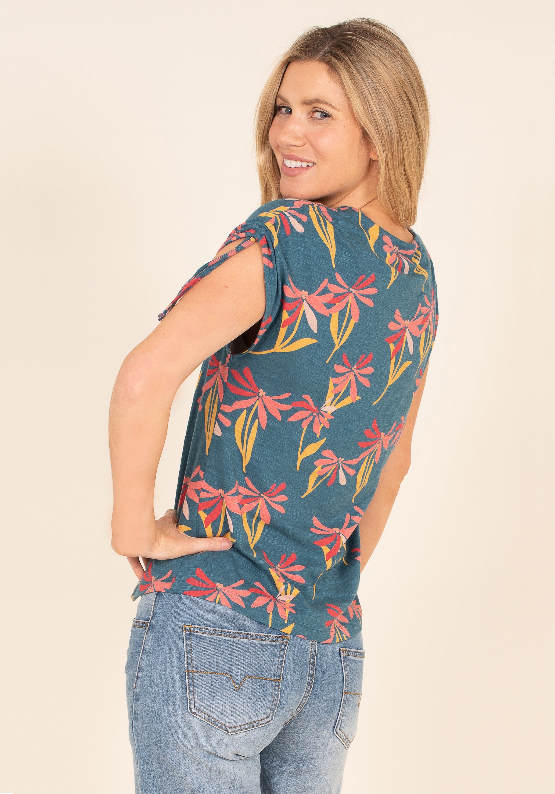 Stemmed Floral Top