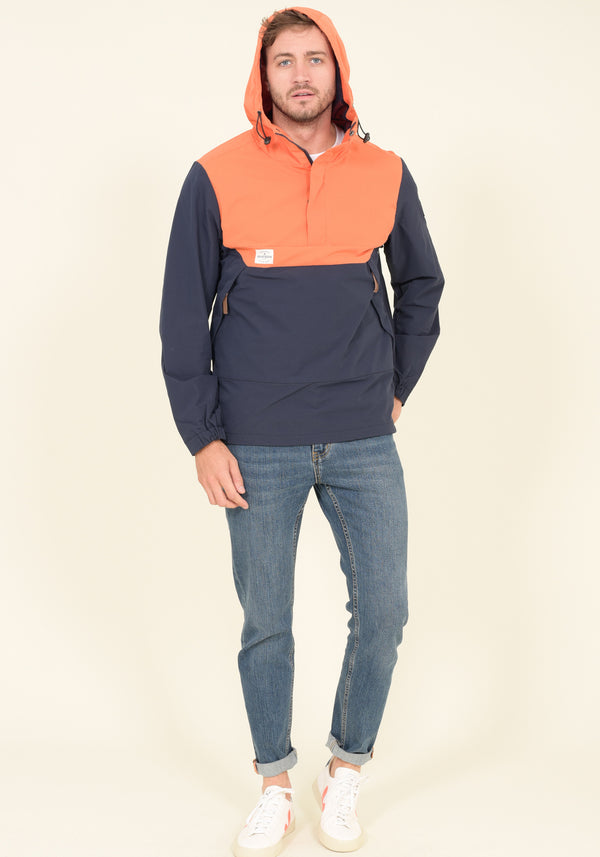 Mens Two Colour Pullover Jacket