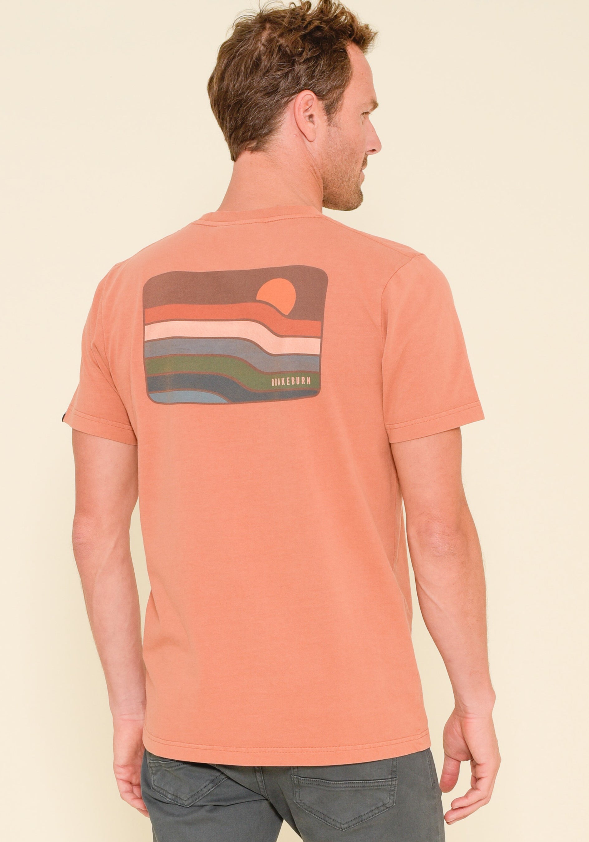 Orange Retro Sunset Tee