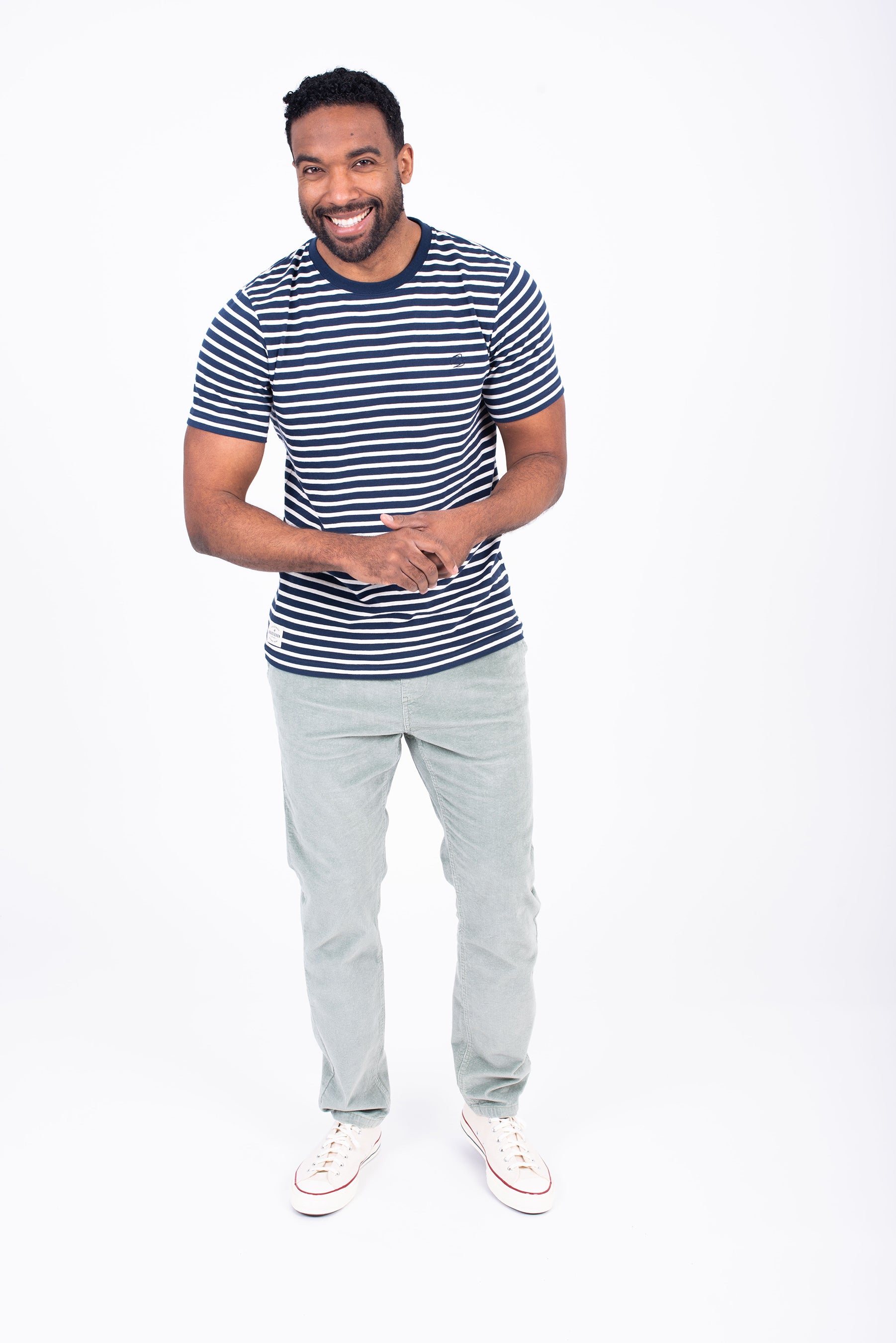 Navy Stripe Tee