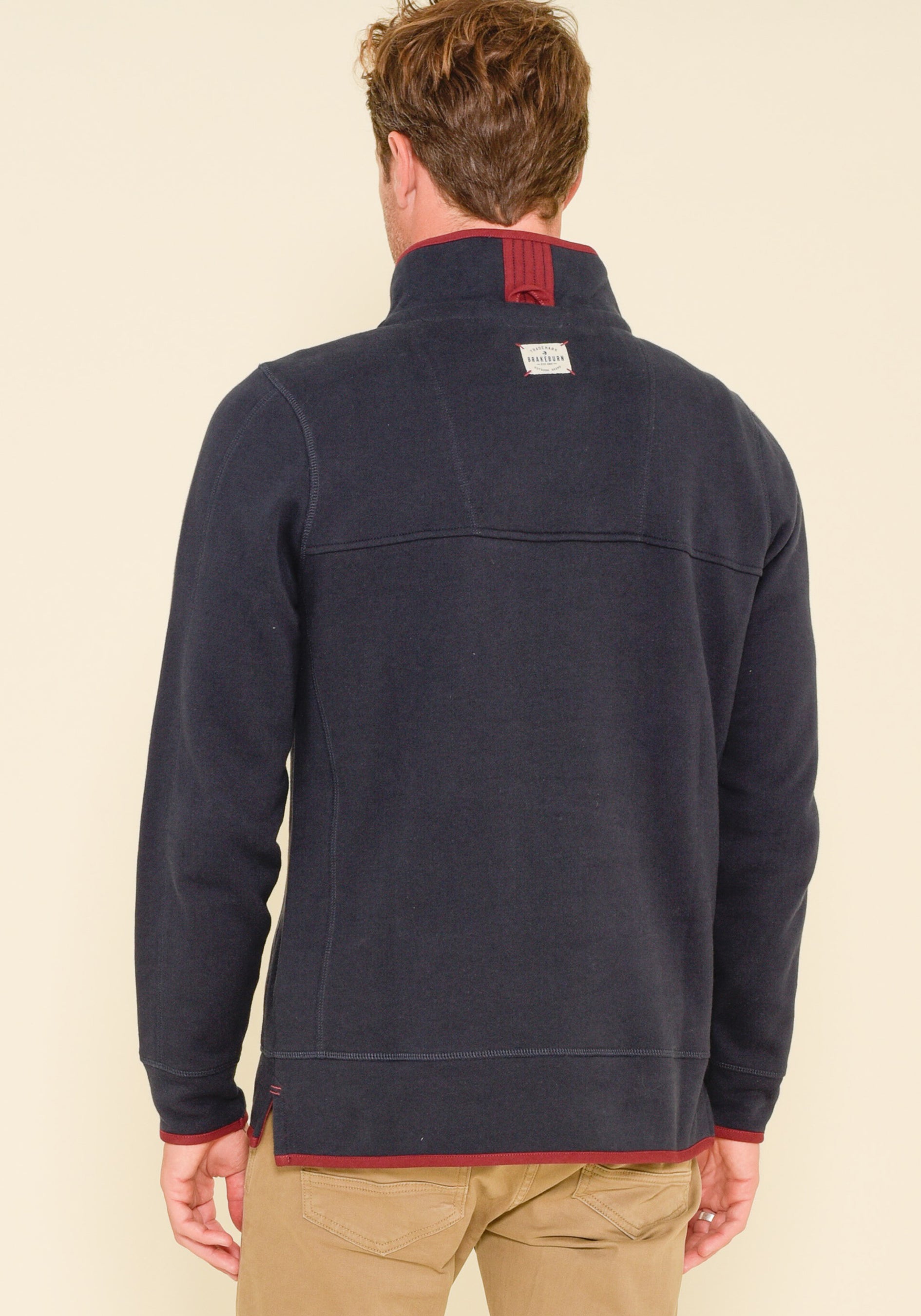 Quarter Zip Navy Sweat