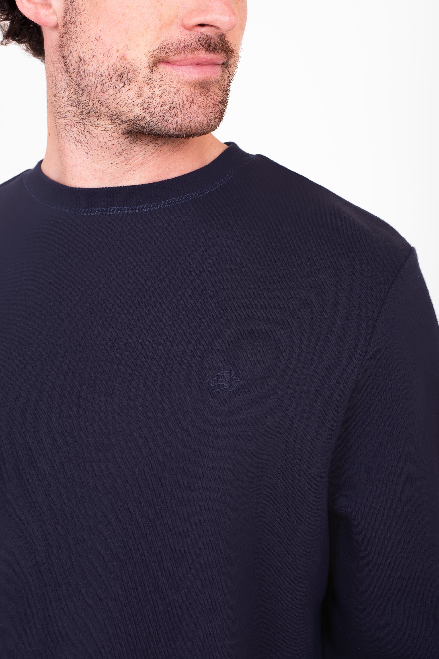 Navy Crew Neck Sweatshirt