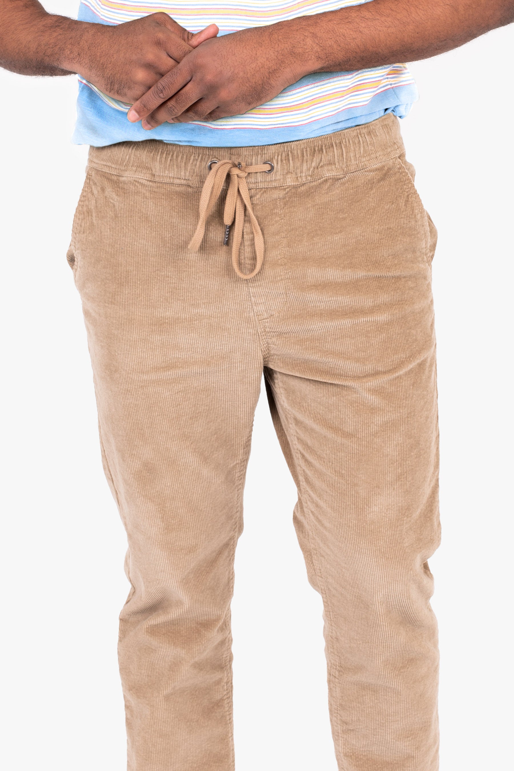 Beige Sand Corduroy Men's Trousers Brakeburn