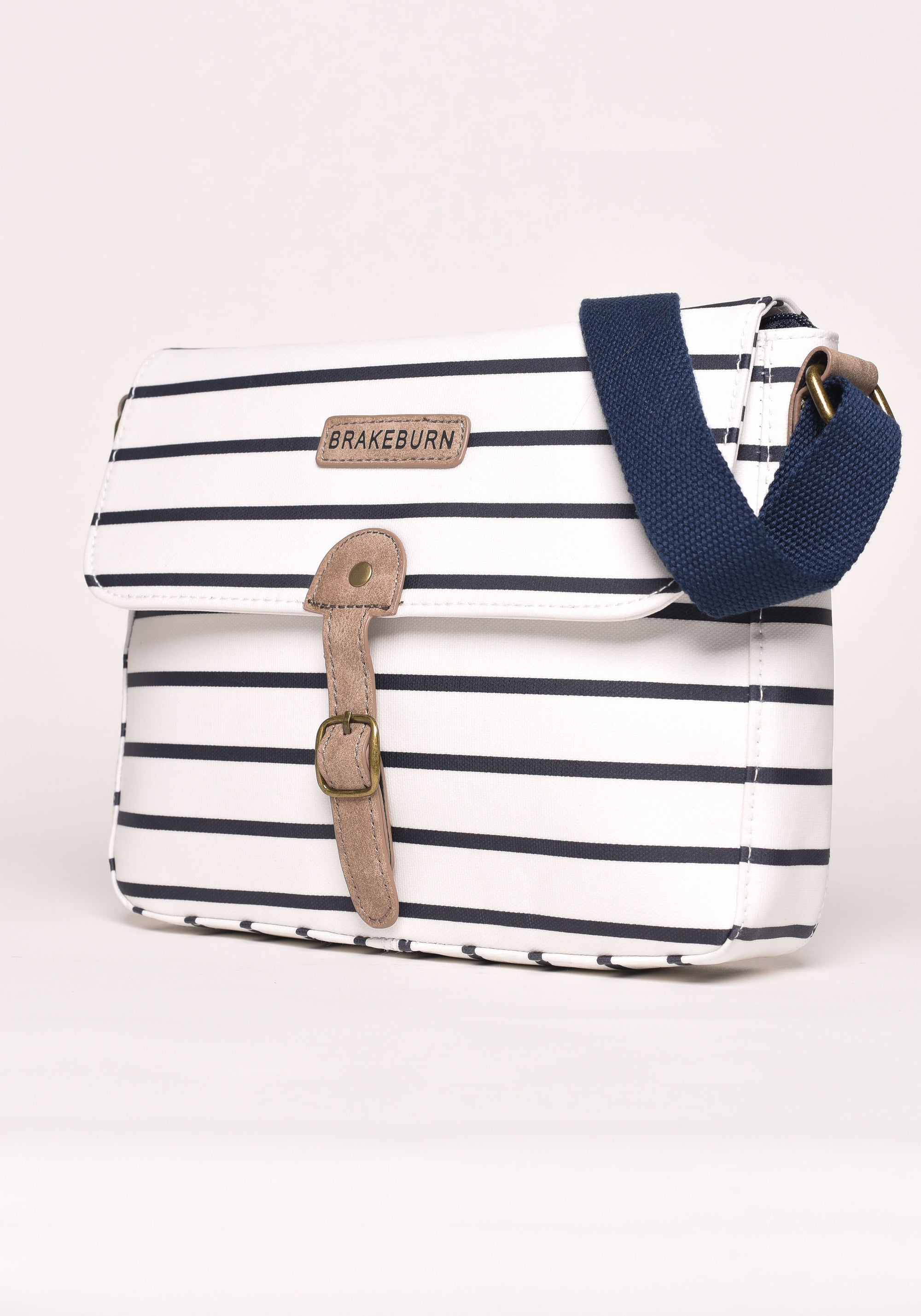 Stripe Saddle Bag