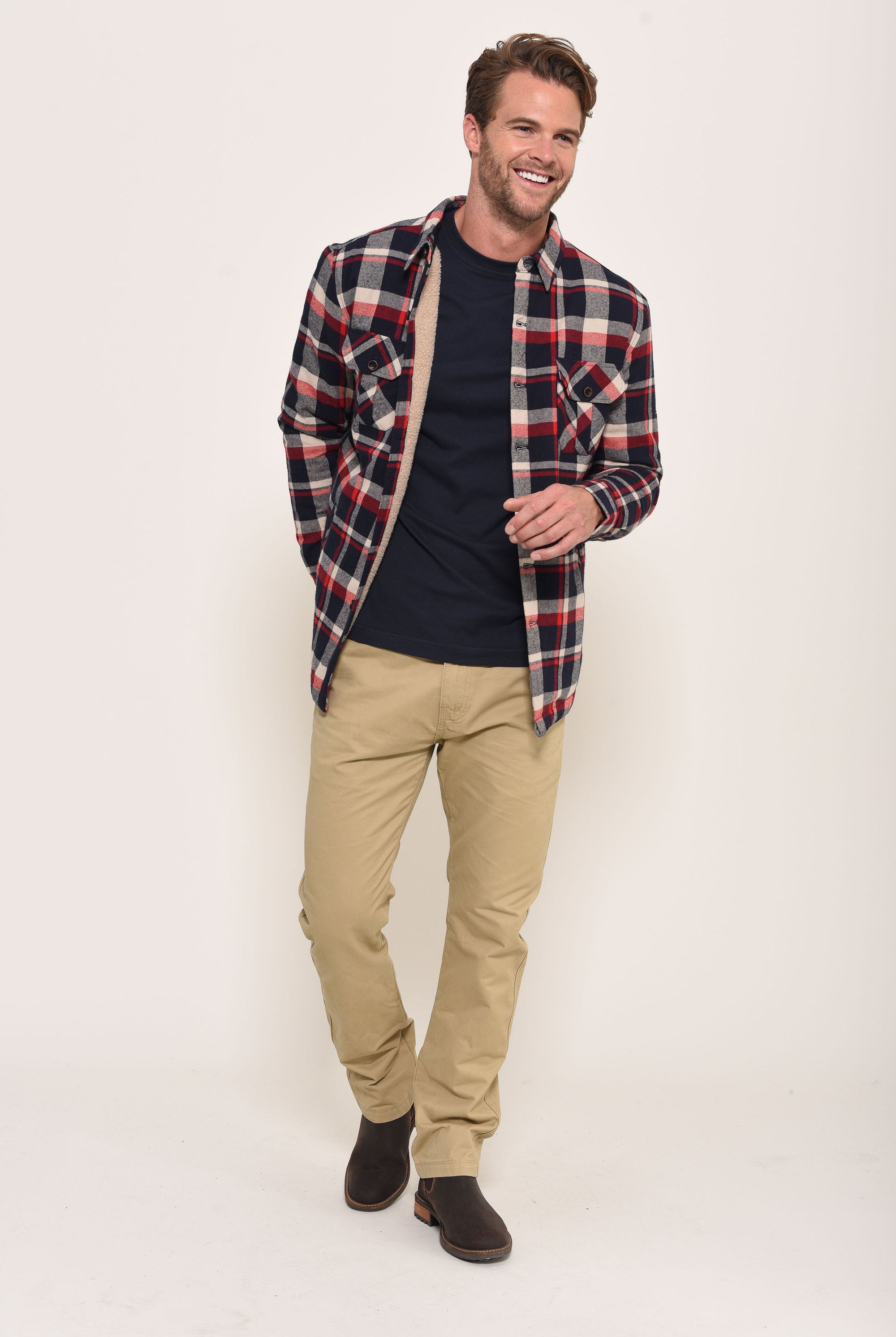Borg Lined Overshirt
