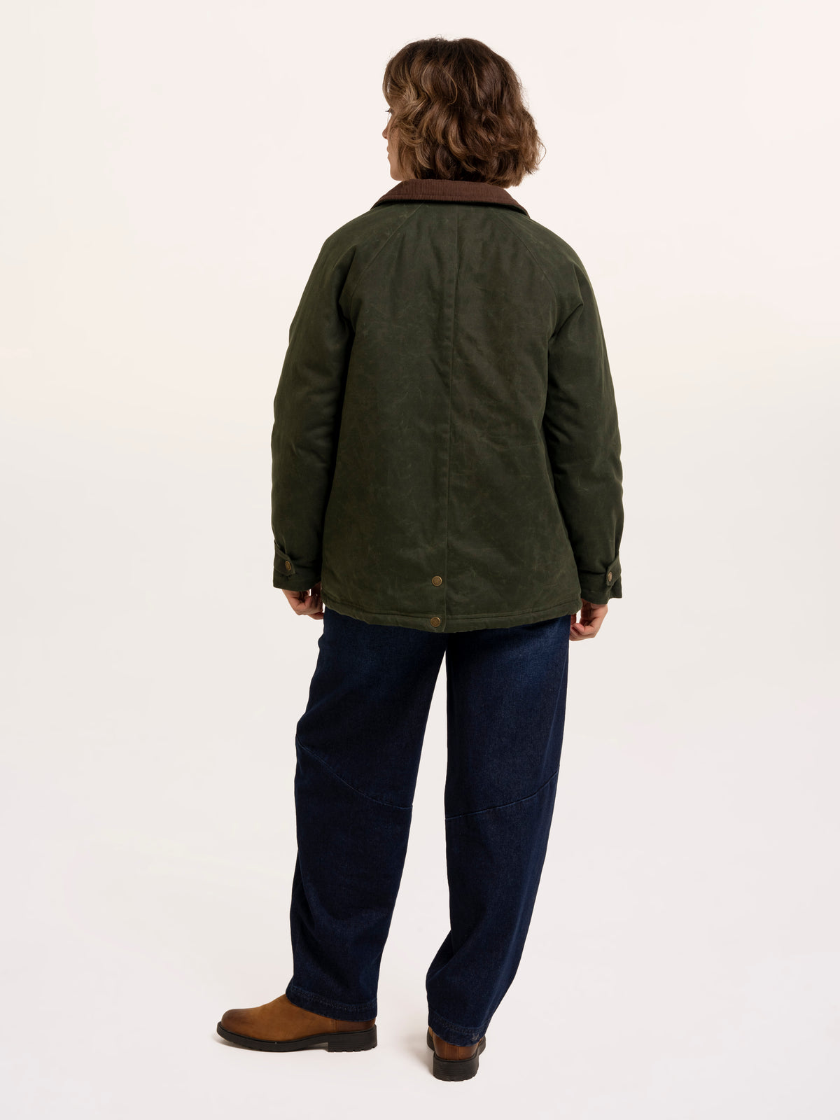 Pear Cord Collar Barn Jacket
