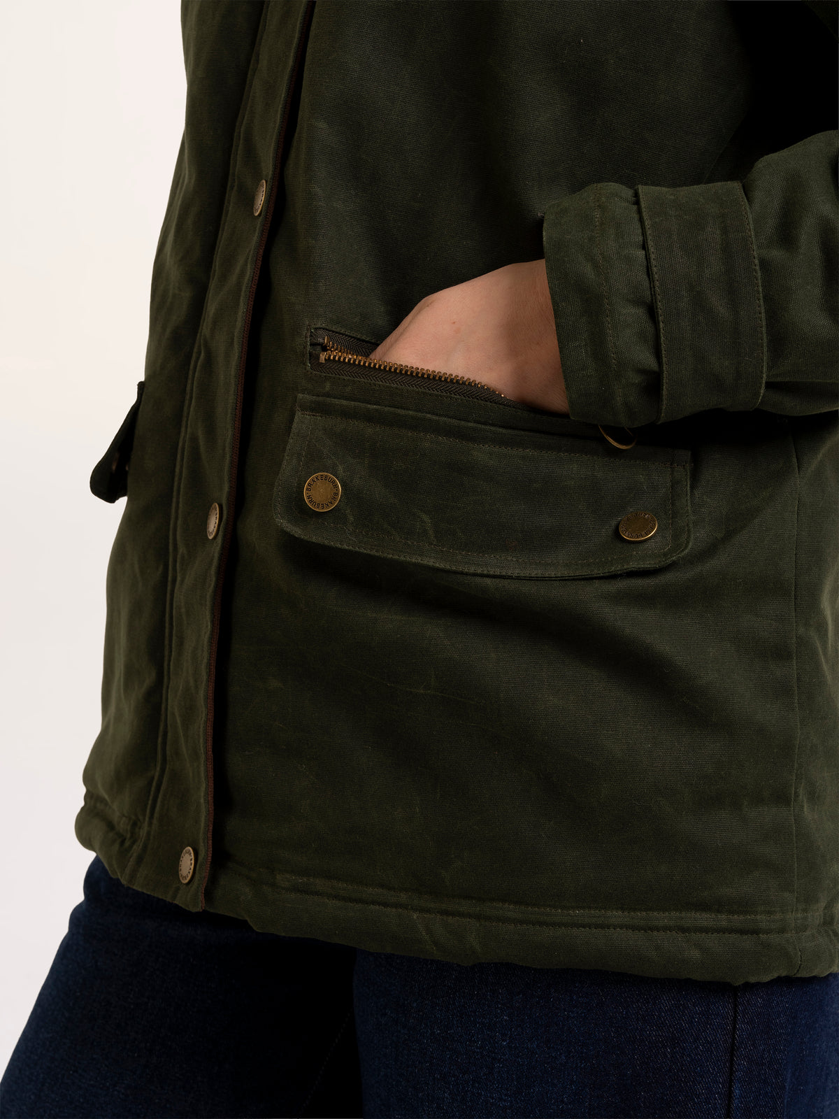 Pear Cord Collar Barn Jacket
