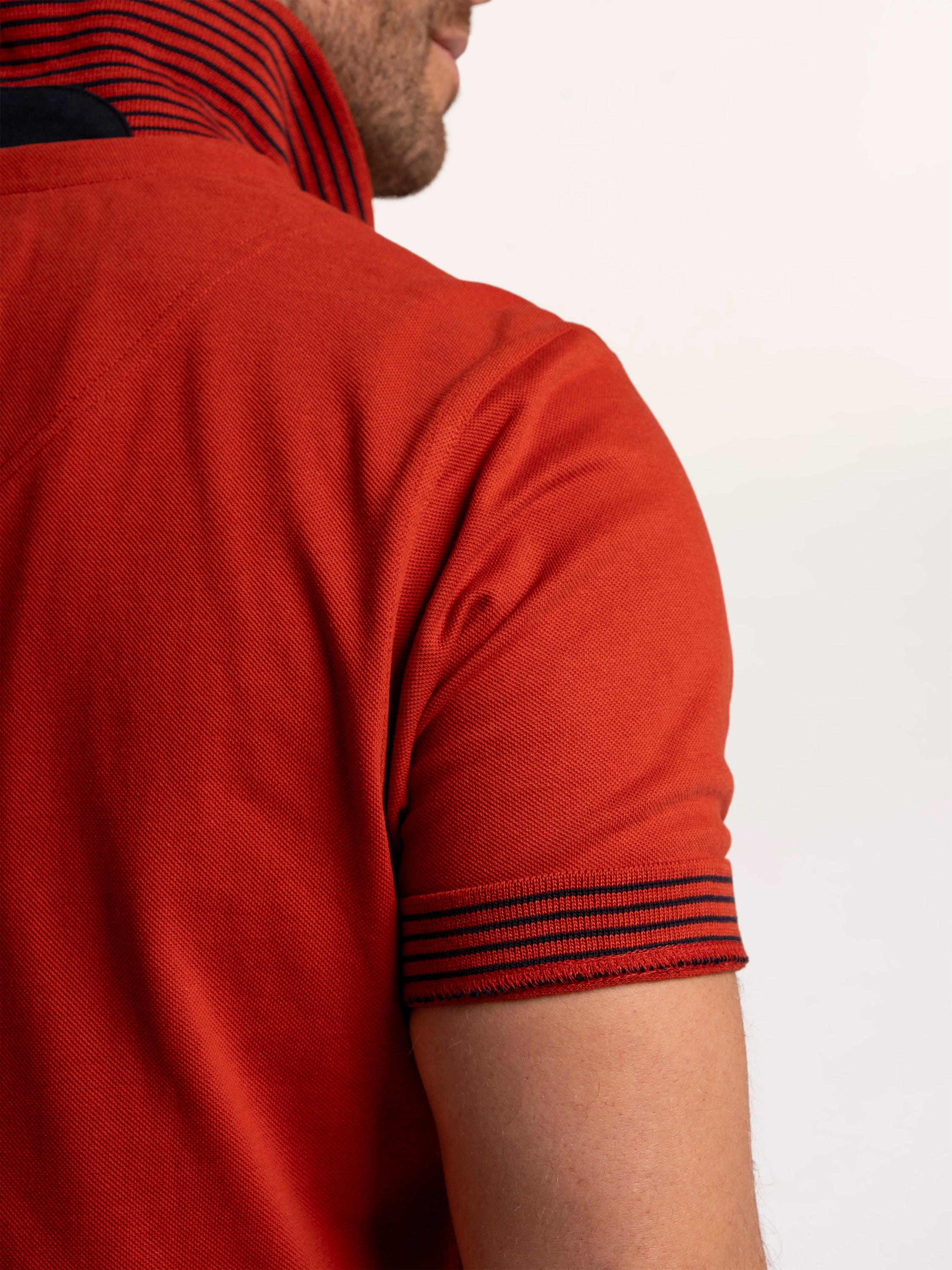 Red Saintbury Pique Polo