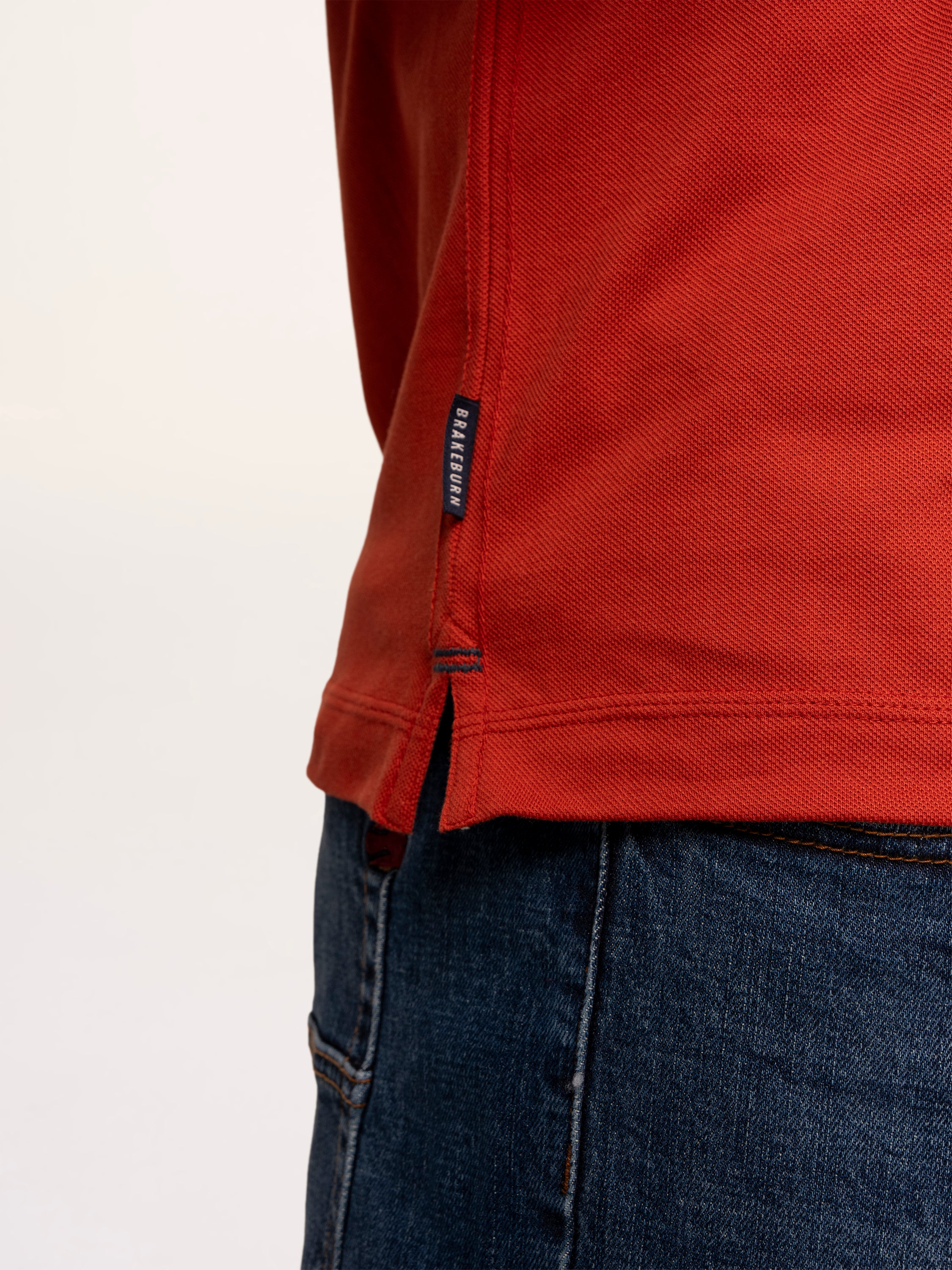 Red Saintbury Pique Polo