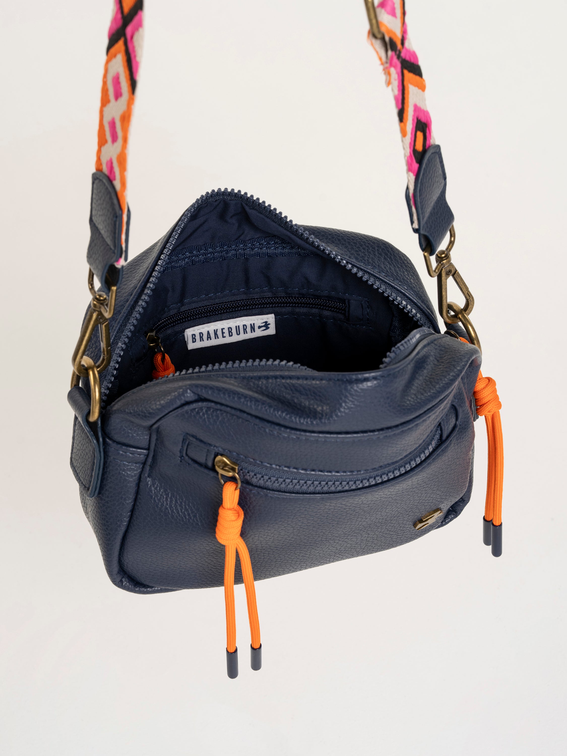 Sabine Navy Box Cross Body Bag – Brakeburn