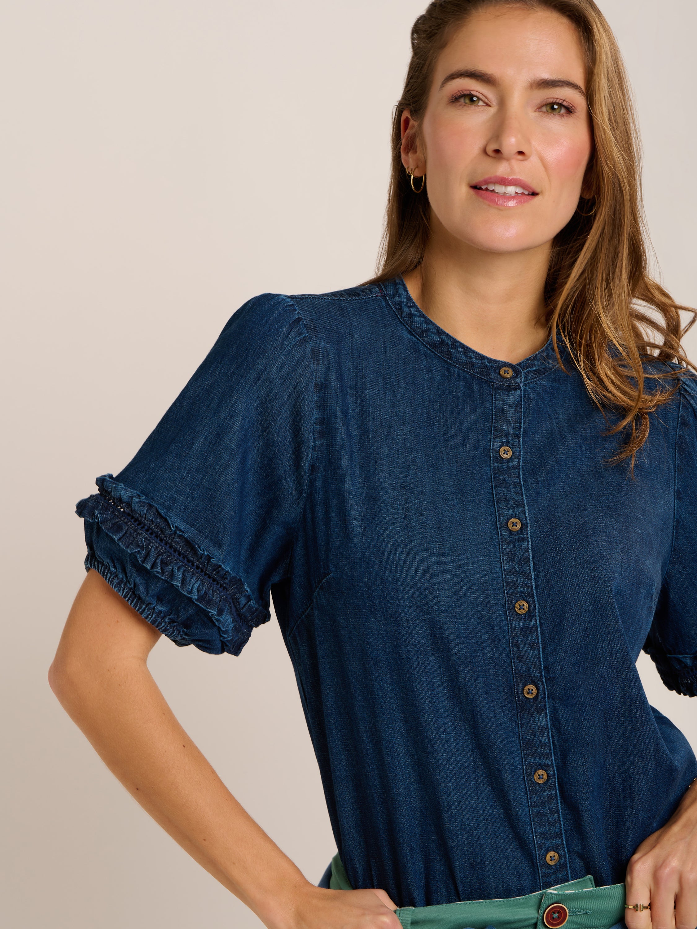 Berna Denim Blouse