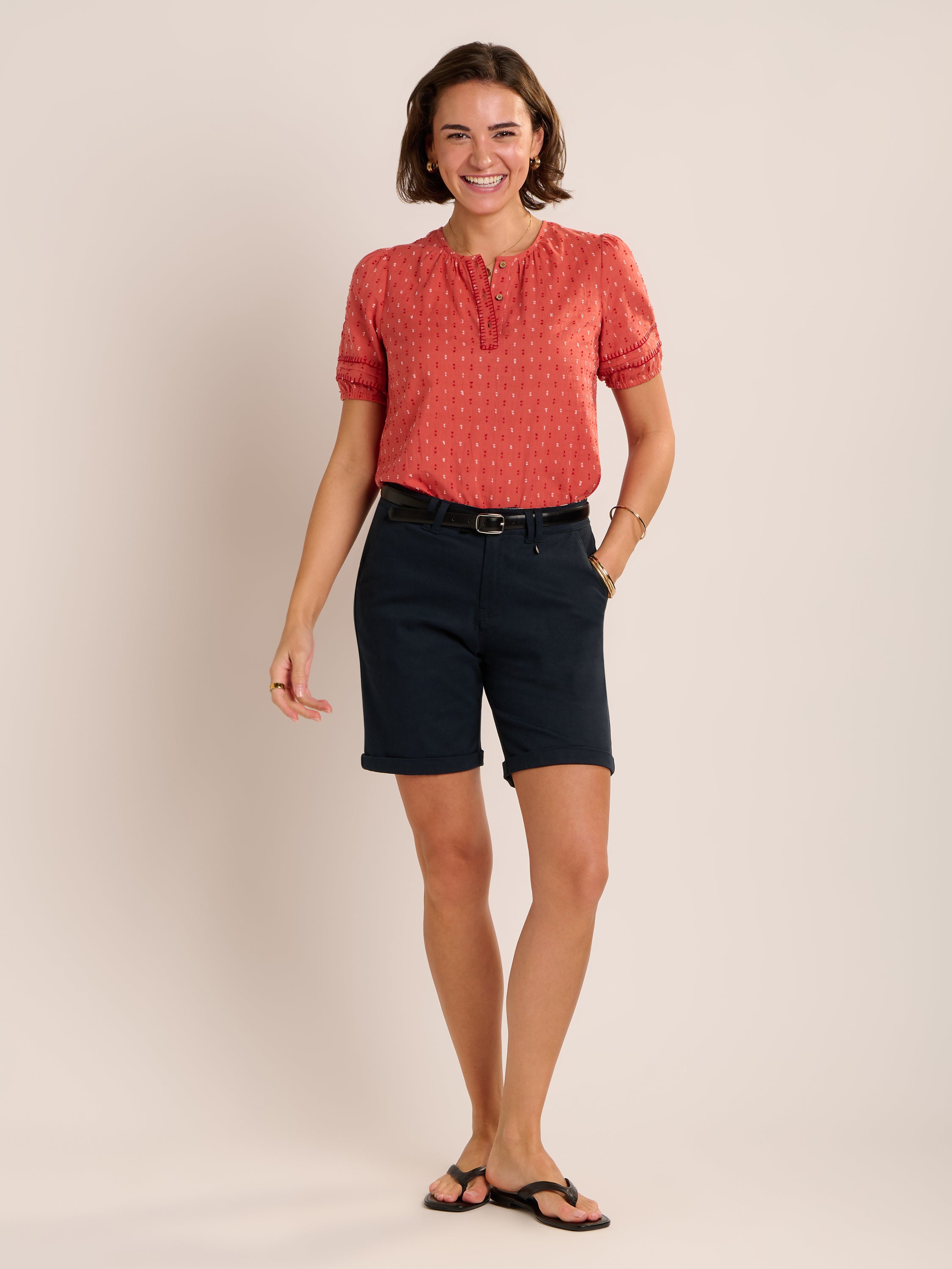 Shingle Dobby Blouse