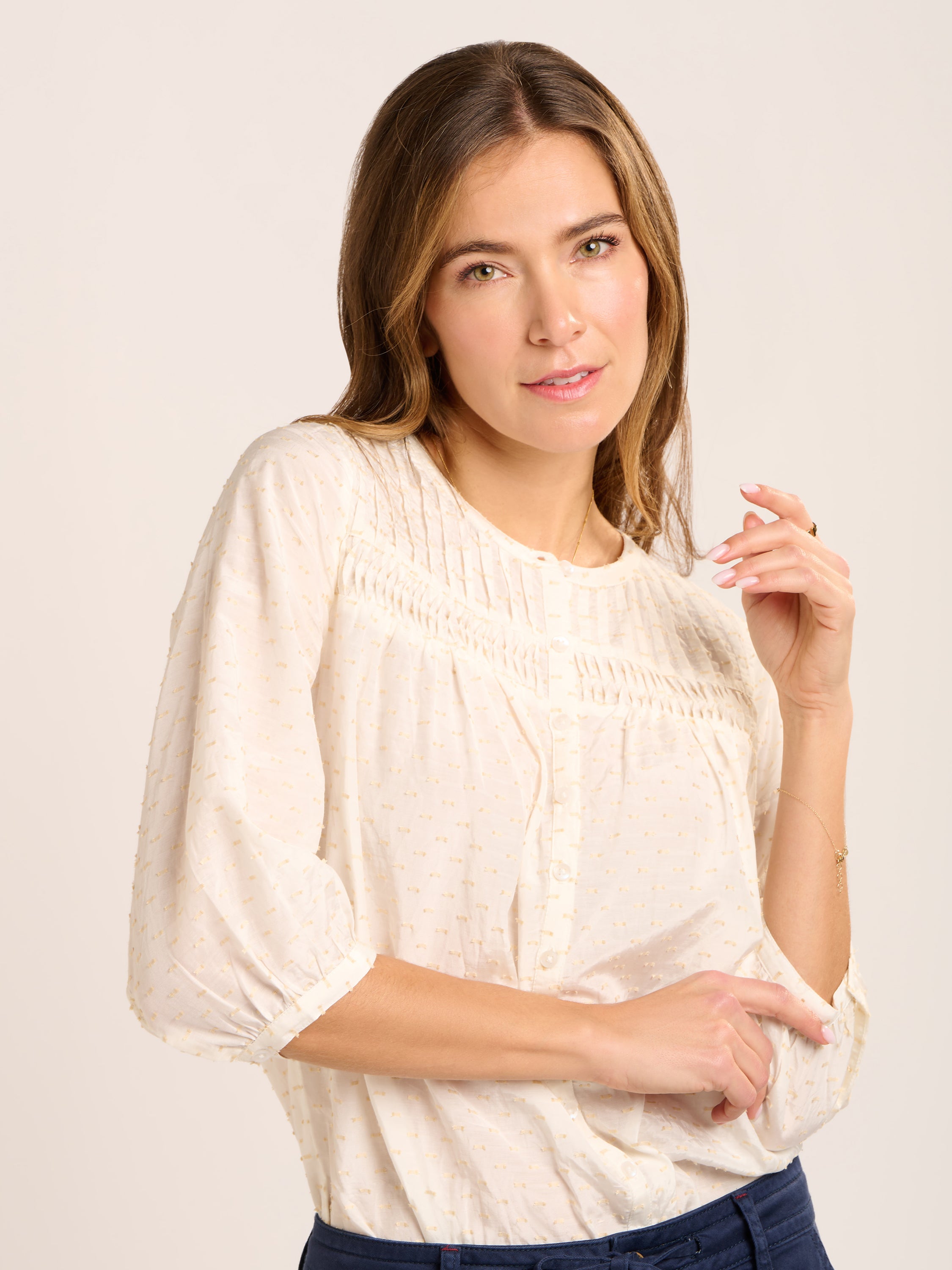 Boardwalk Dobby Blouse