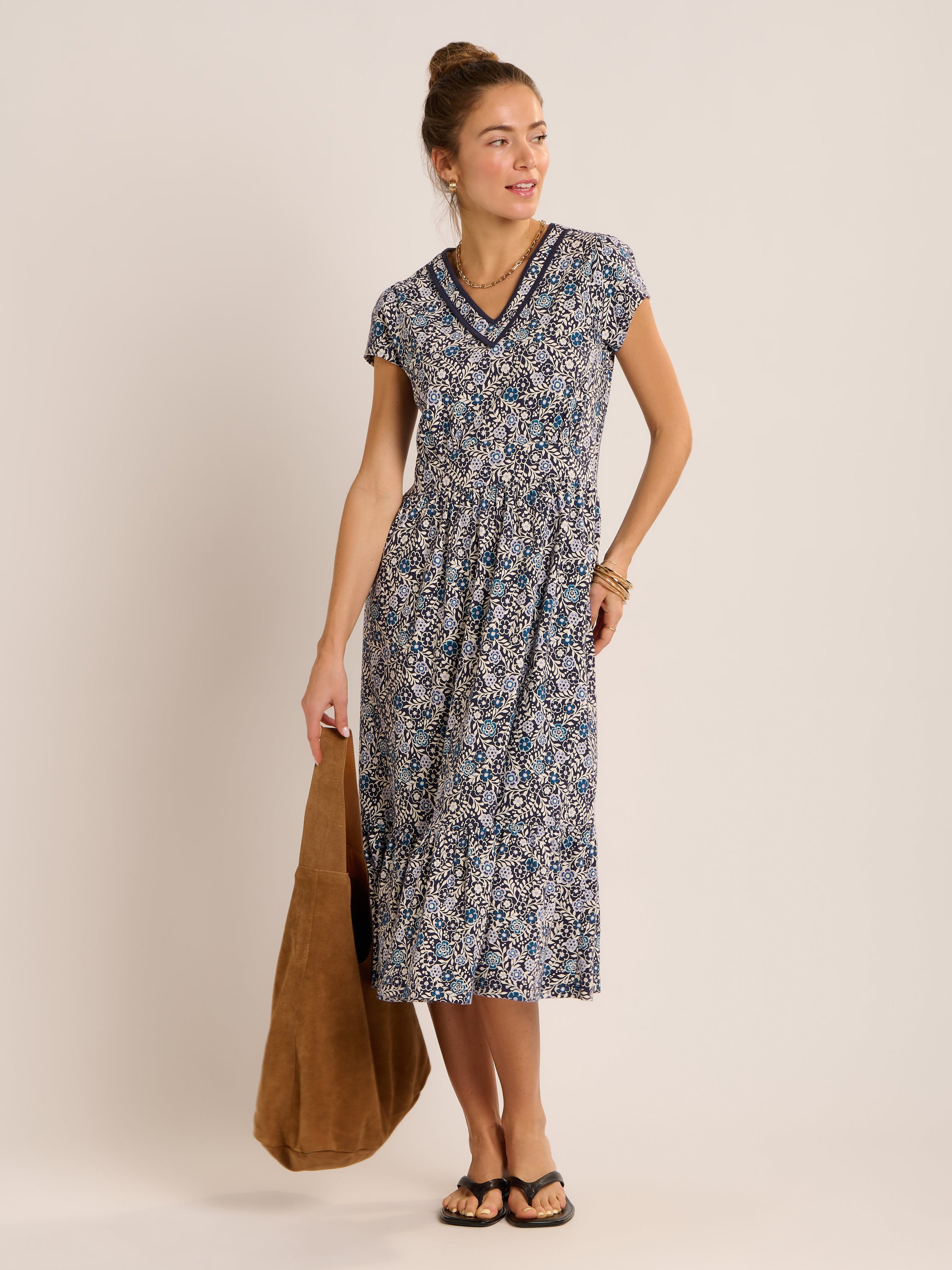 Lucia Jersey Midi Dress