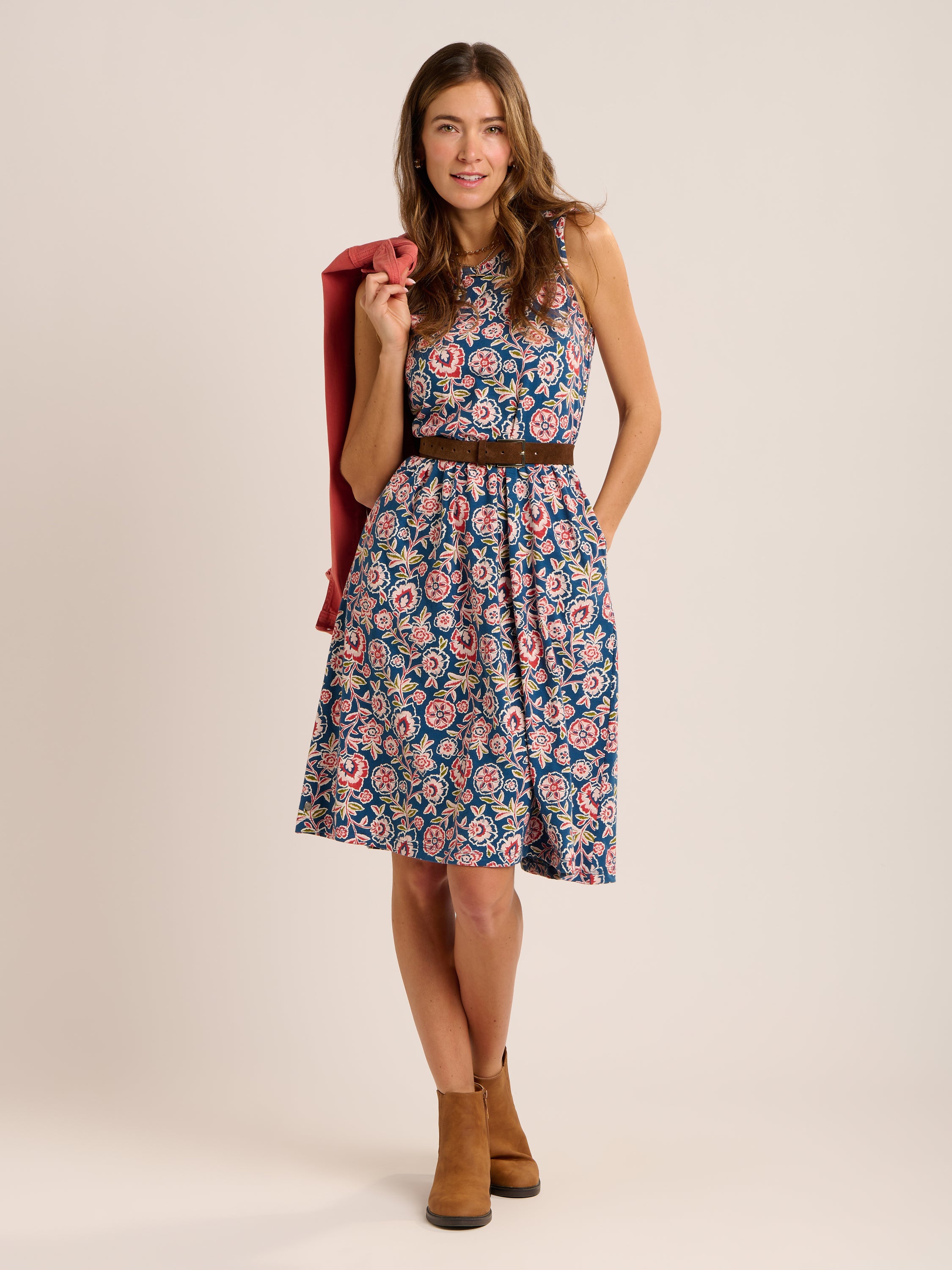 Mary Jersey Knee Length Dress
