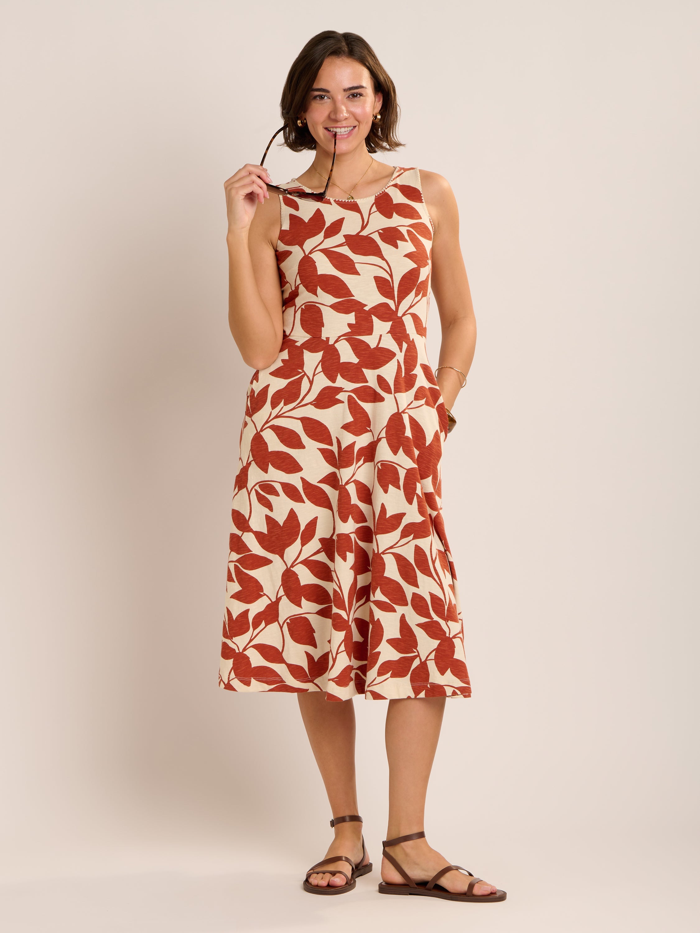 Adla Jersey Midi Dress