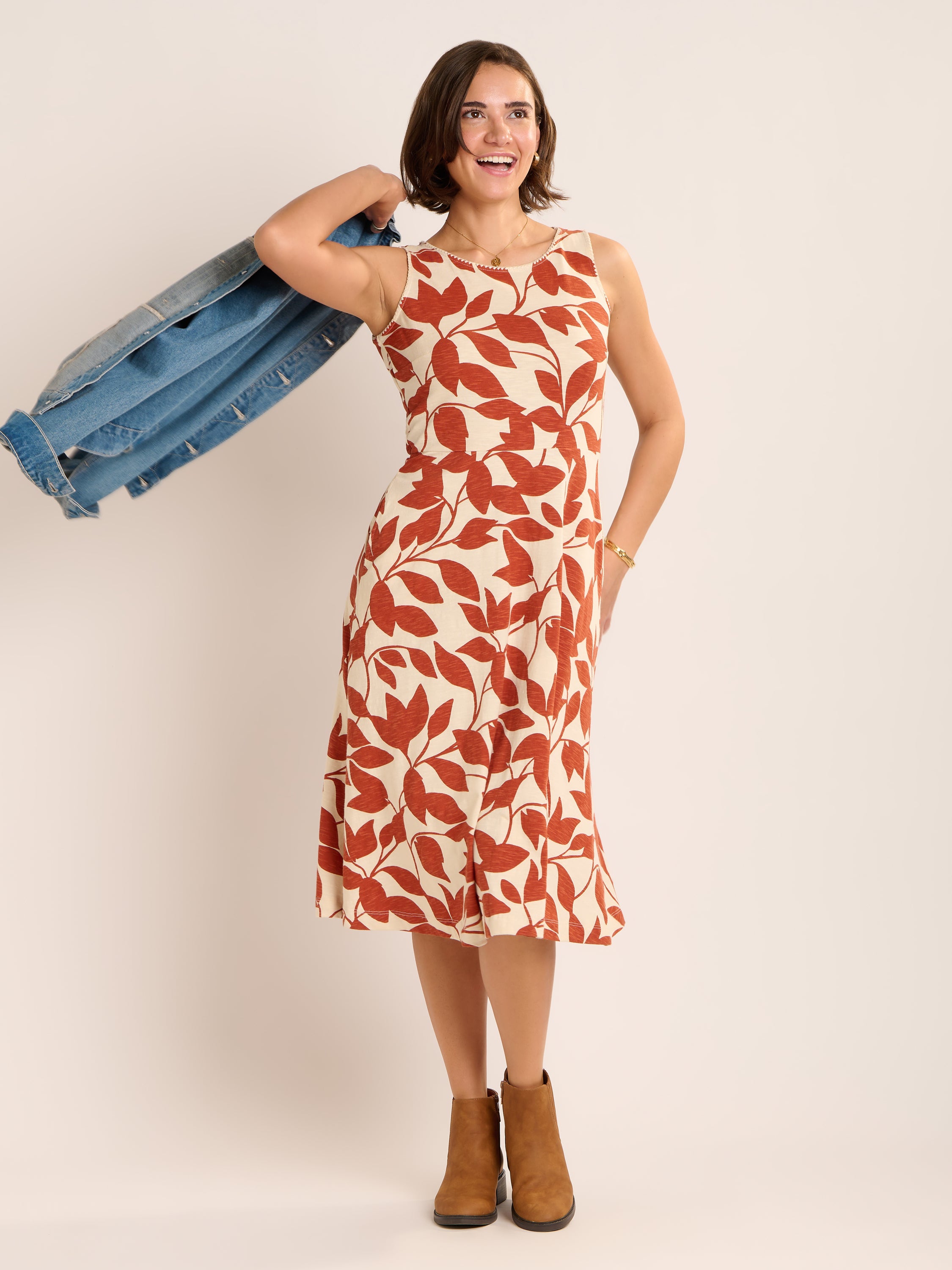 Adla Jersey Midi Dress