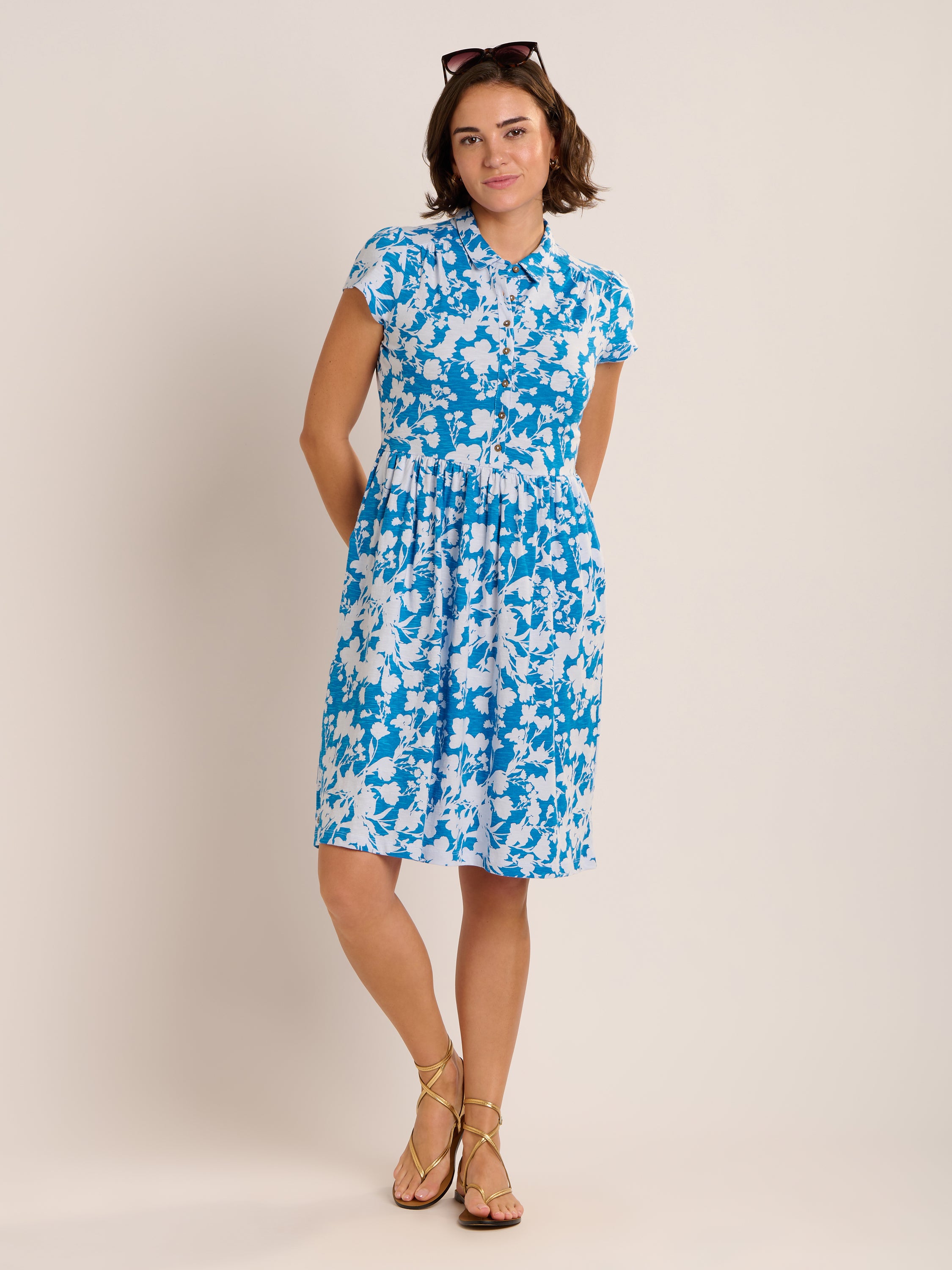Andriana Jersey Knee Length Dress