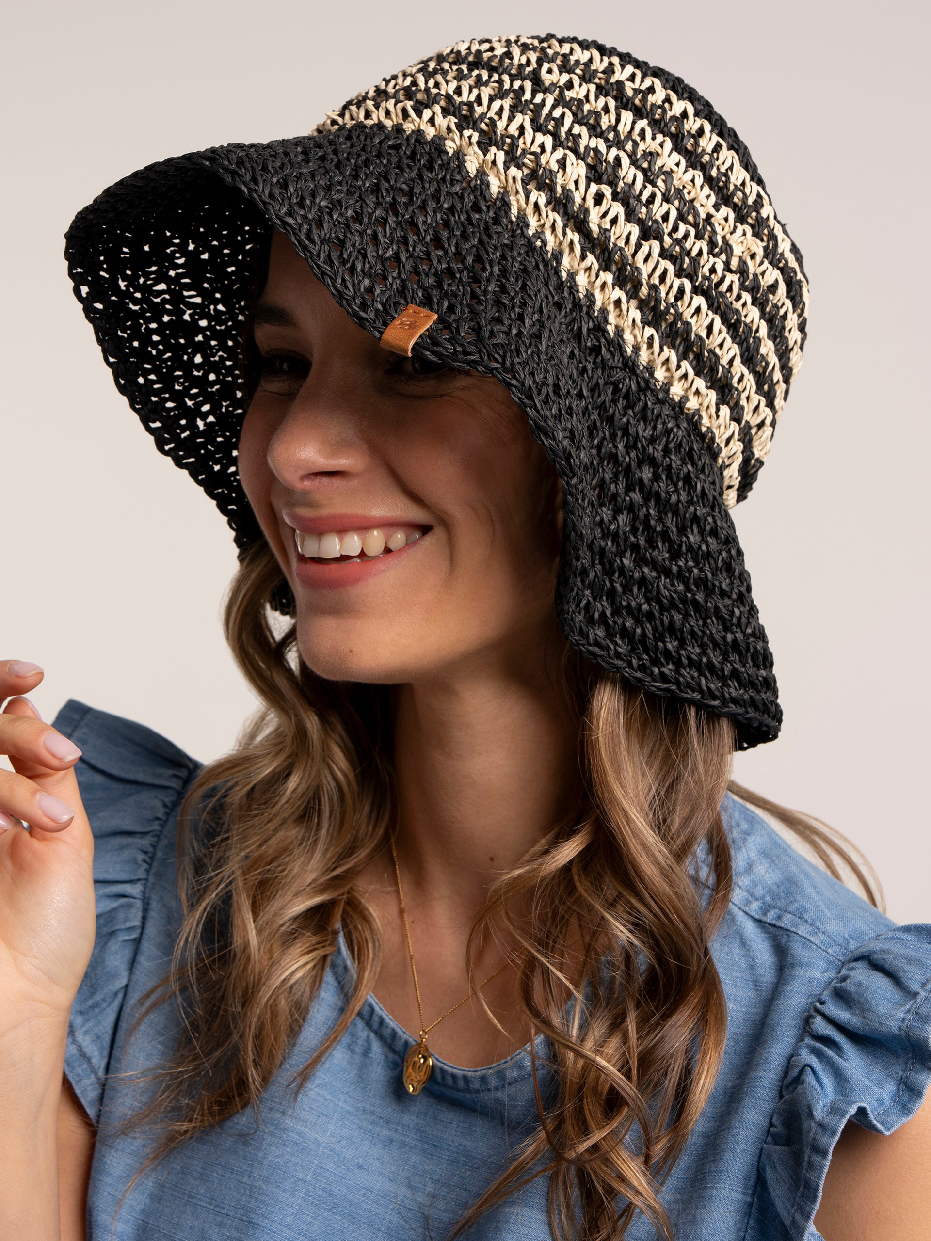 Sopley Paper Straw Bucket Hat