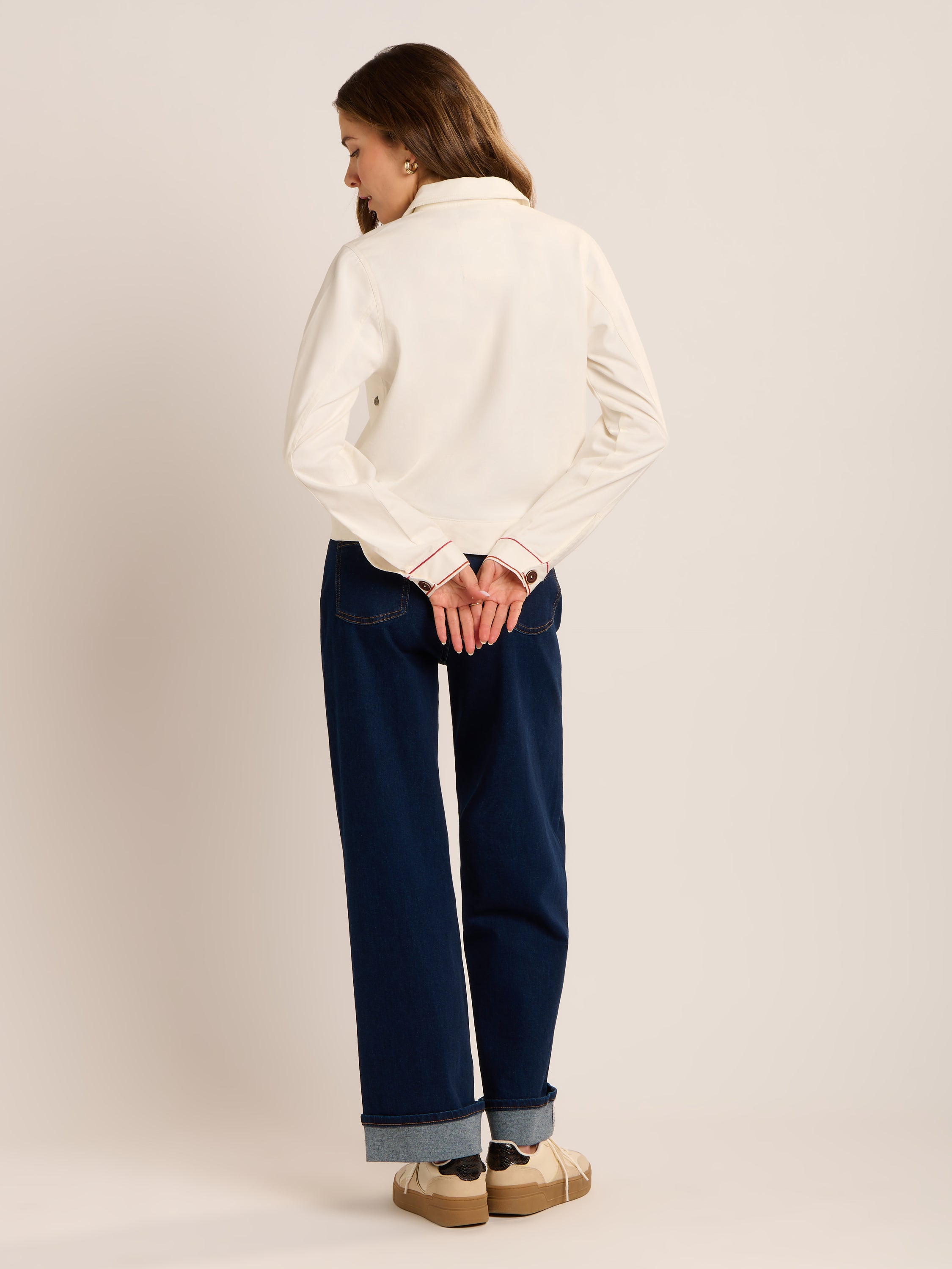 Celestina Embroidered Denim Jacket
