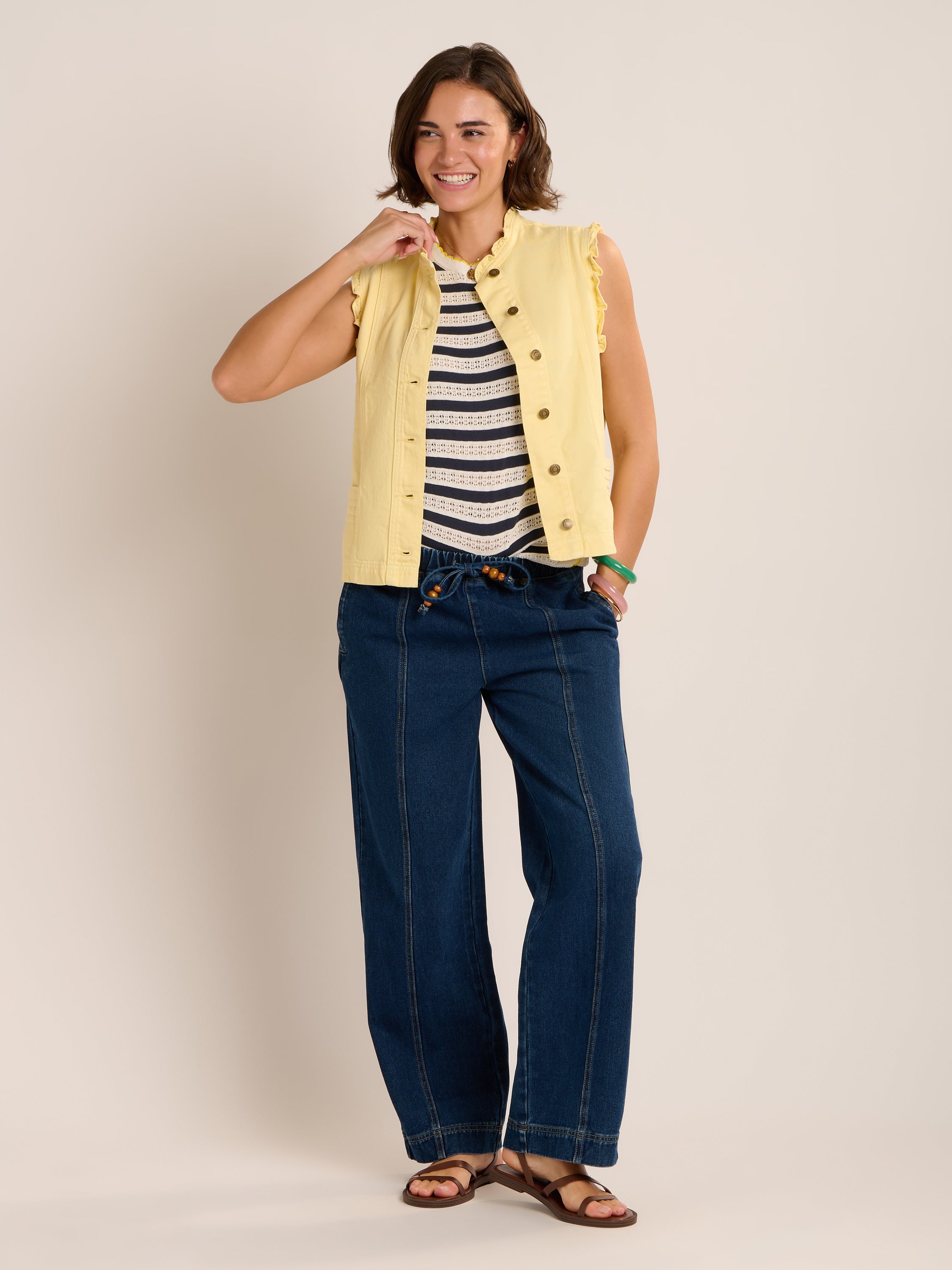 Mariposa Denim Waistcoat