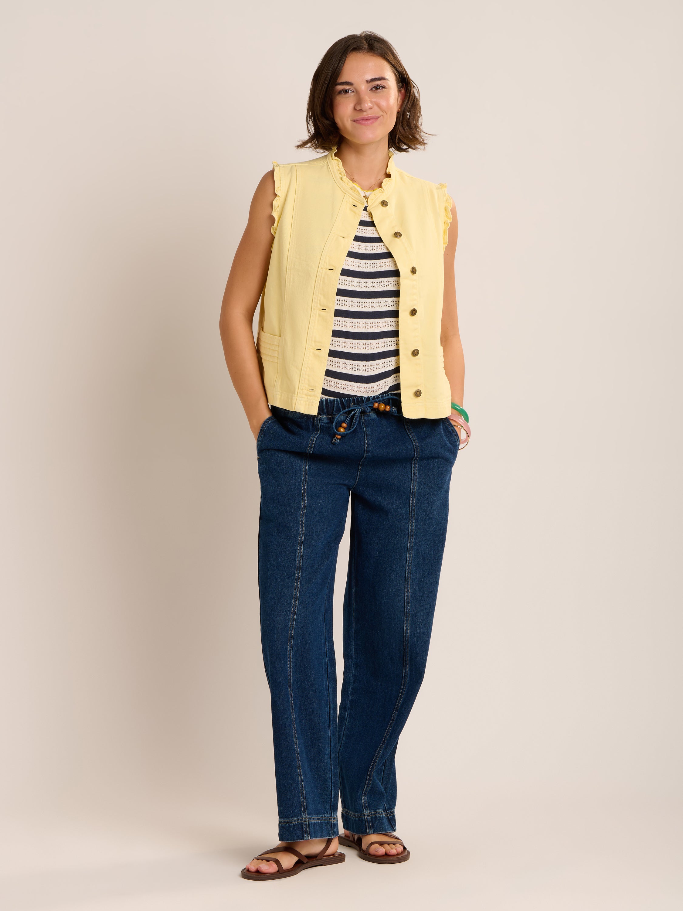 Mariposa Denim Waistcoat