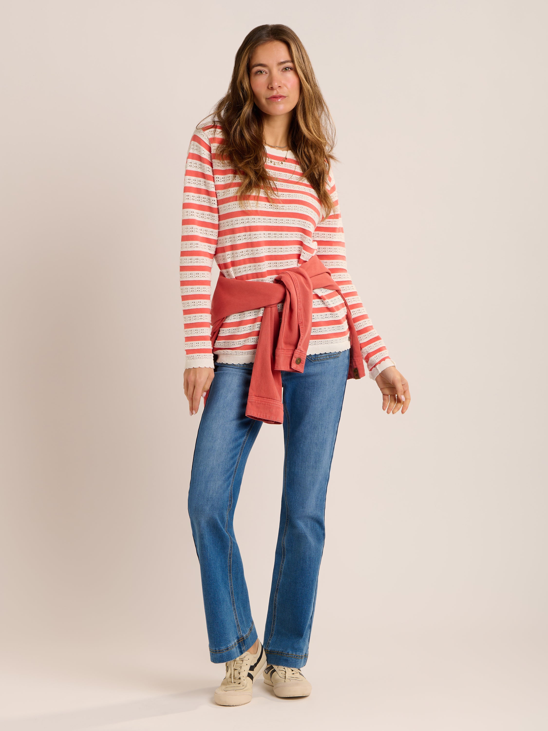 Revelle Scallop Crew Neck Jumper