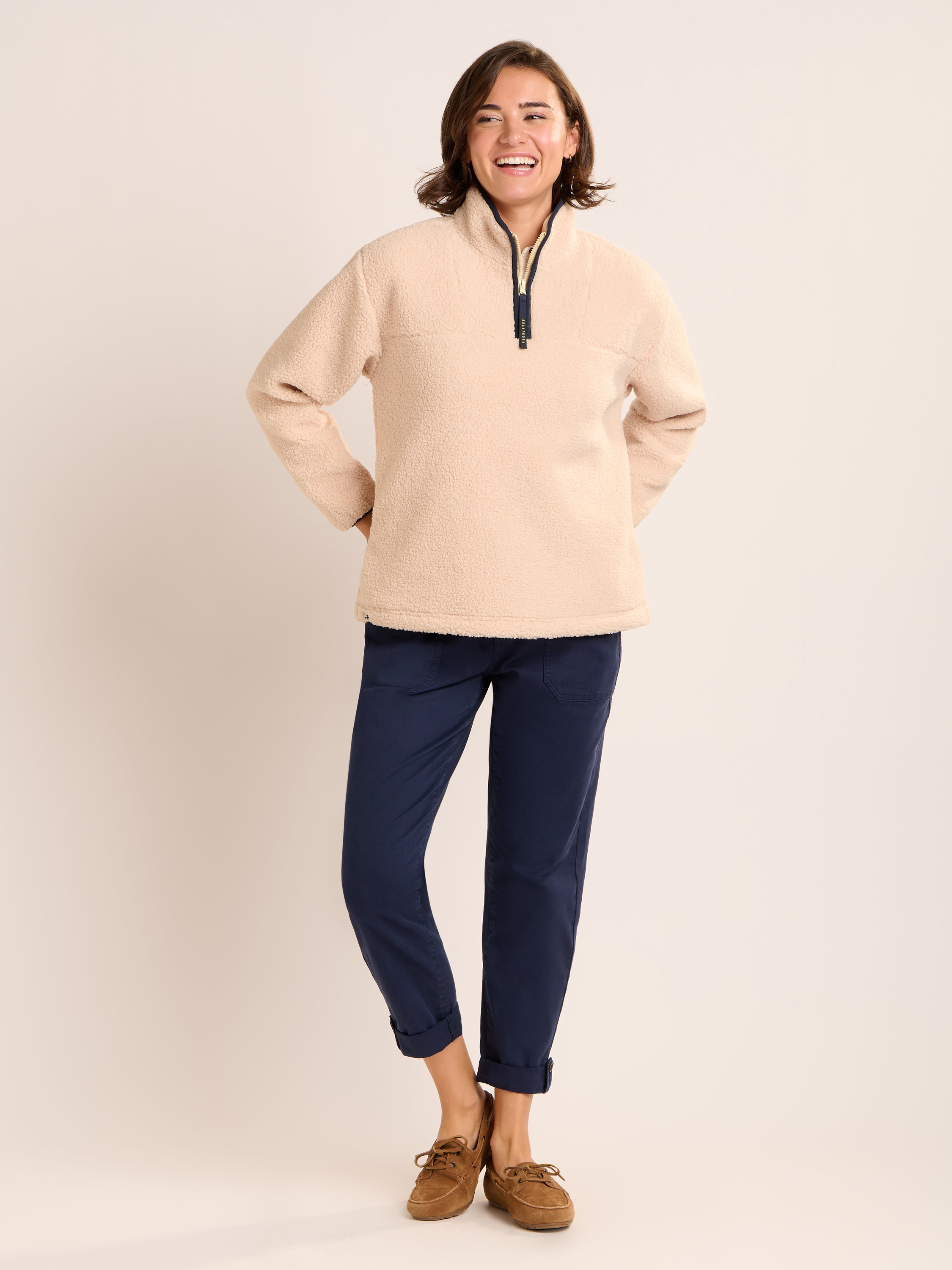 Wey Quarter Zip Borg Fleece