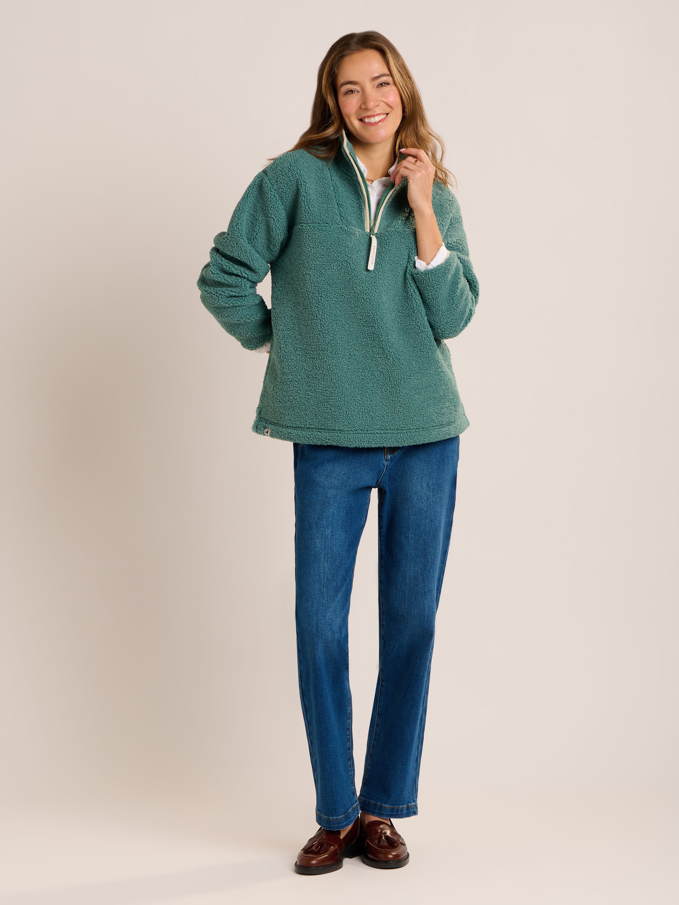 Mangerton Quarter Zip Borg Fleece