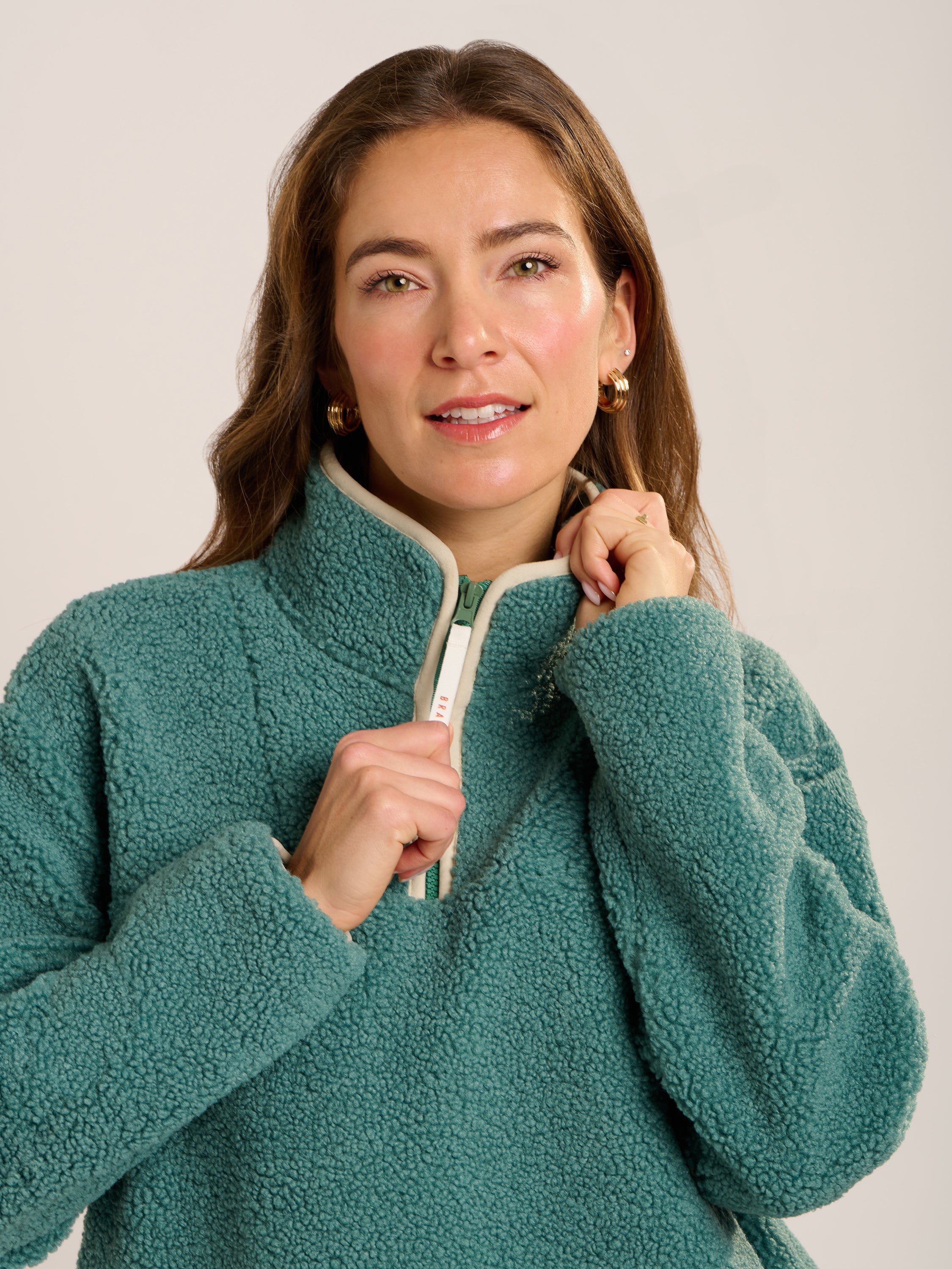Mangerton Quarter Zip Borg Fleece
