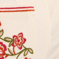 Embroidered Cropped Blake Trousers