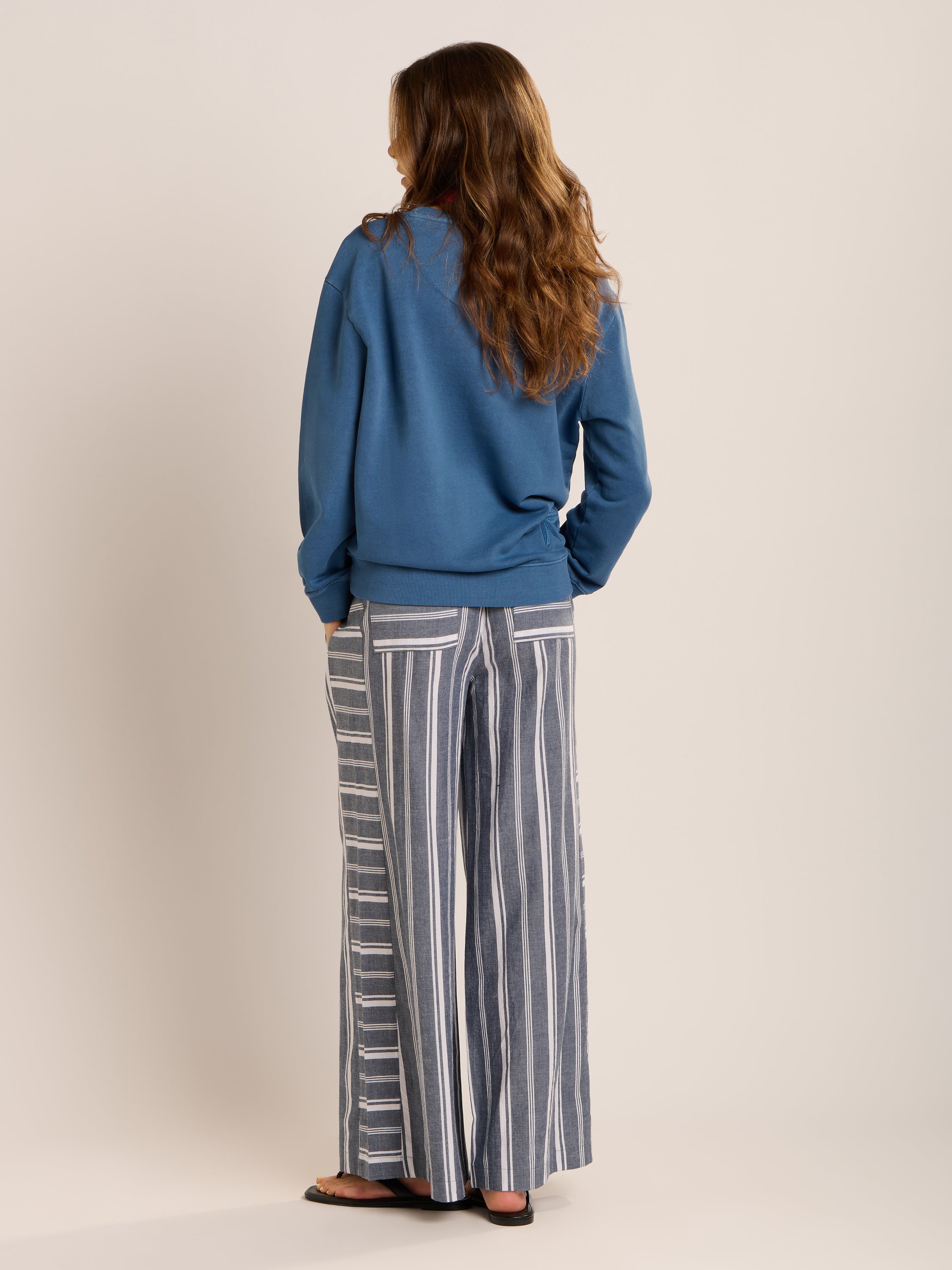 Marlowe Stripe Wide Leg Beach Pants
