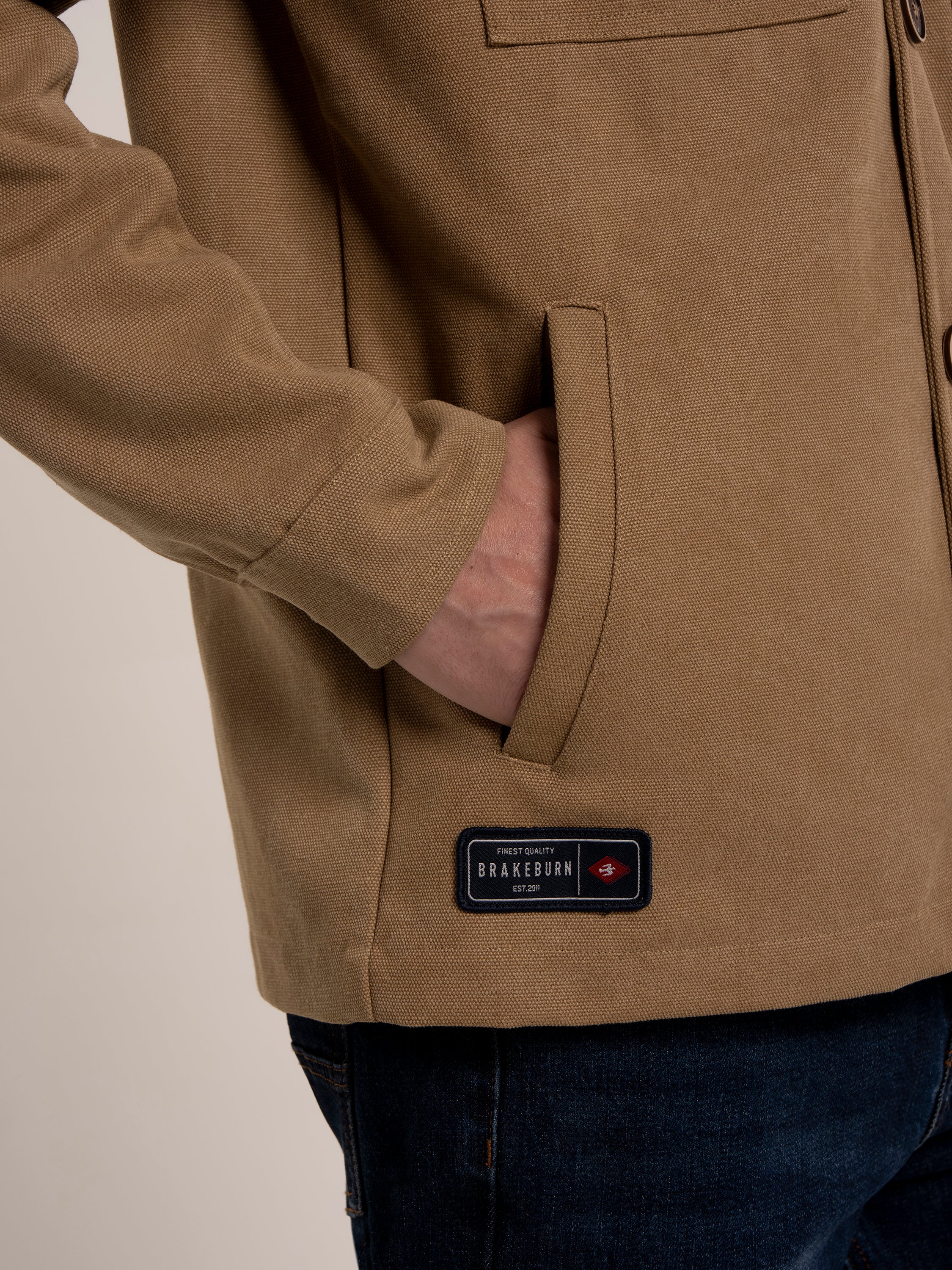 Newchurch Canvas Shacket – Brakeburn