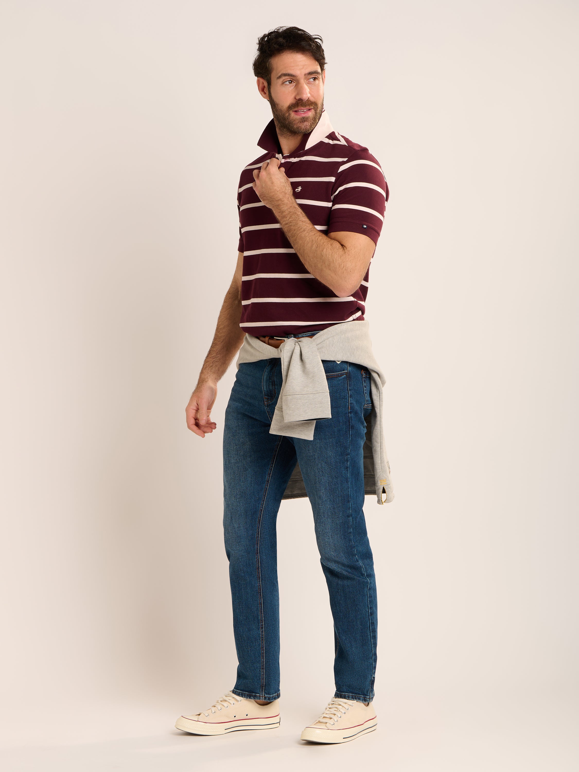 Seaham Stripe Pique Polo