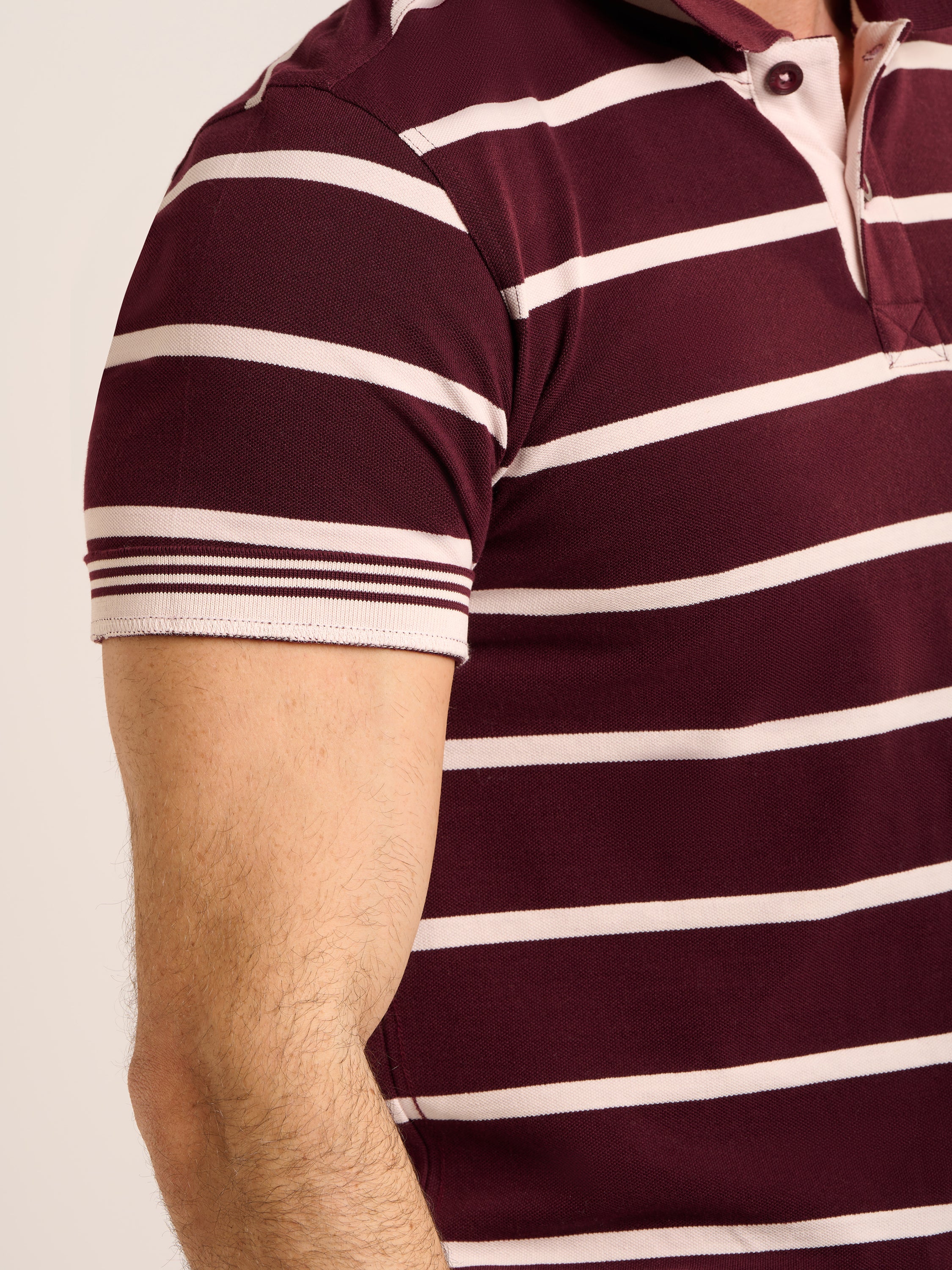 Seaham Stripe Pique Polo