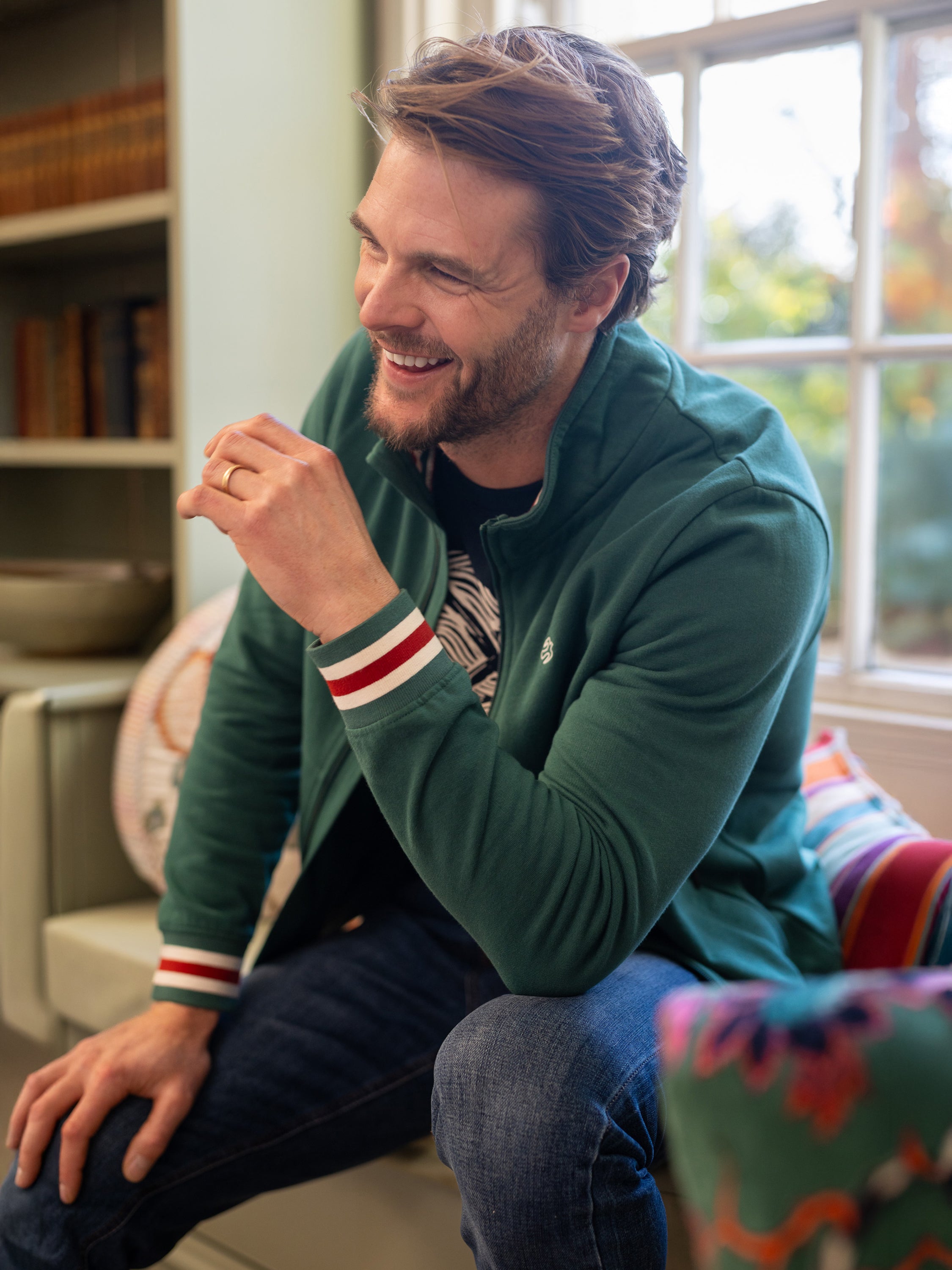 Wayford Zip Through Sweat Jacket