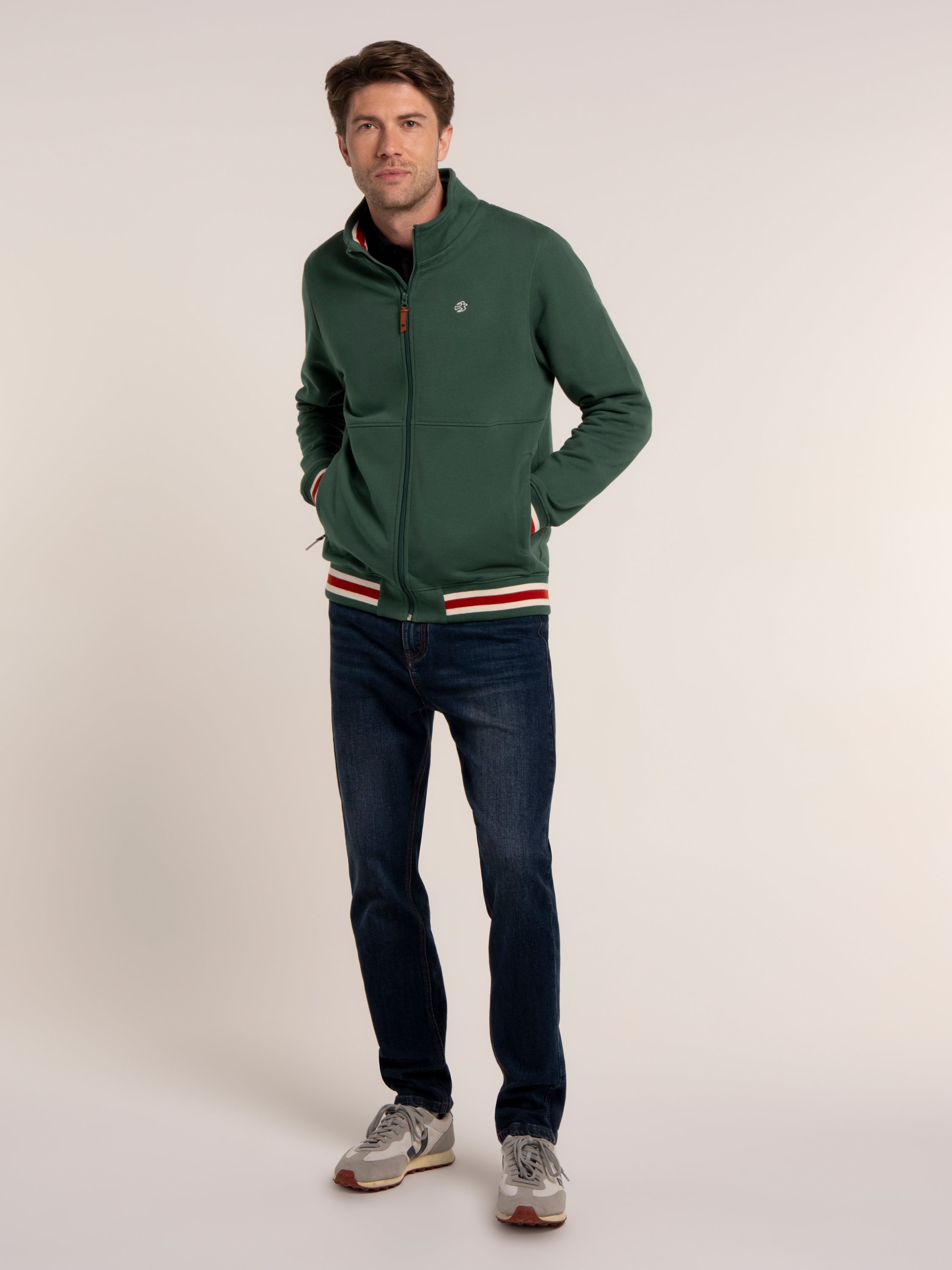 Wayford Zip Through Sweat Jacket