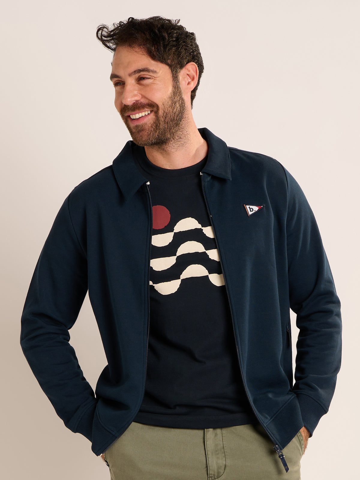Duncliffe Zip Through Sweat Jacket