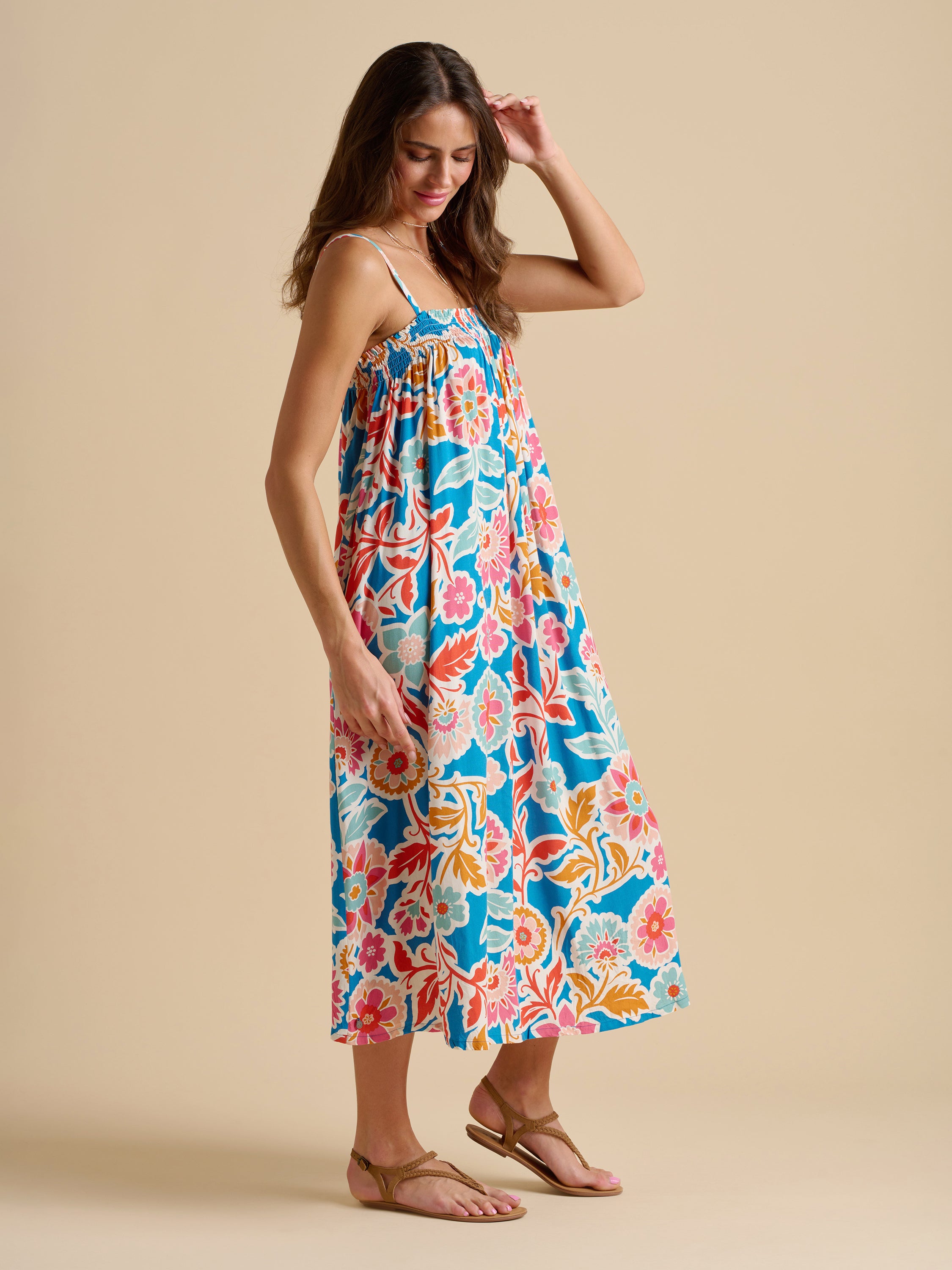 Full Bloom Midi Dress