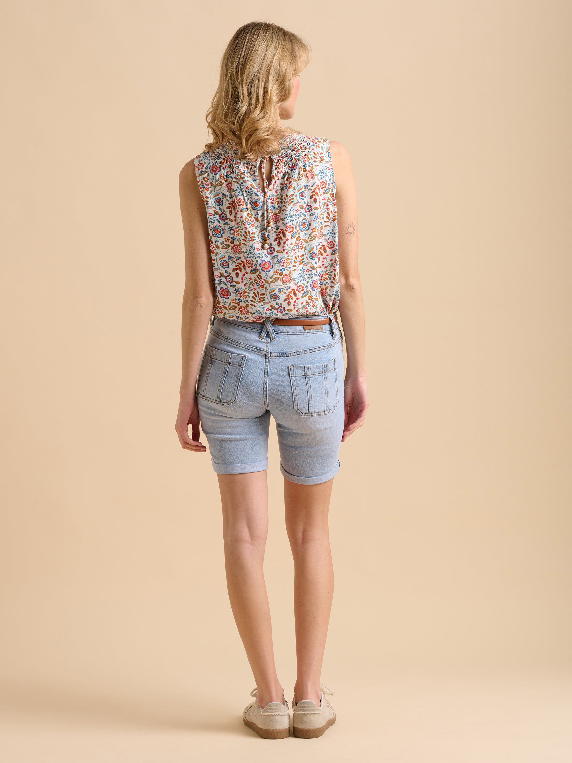 Cream Secret Garden Vest