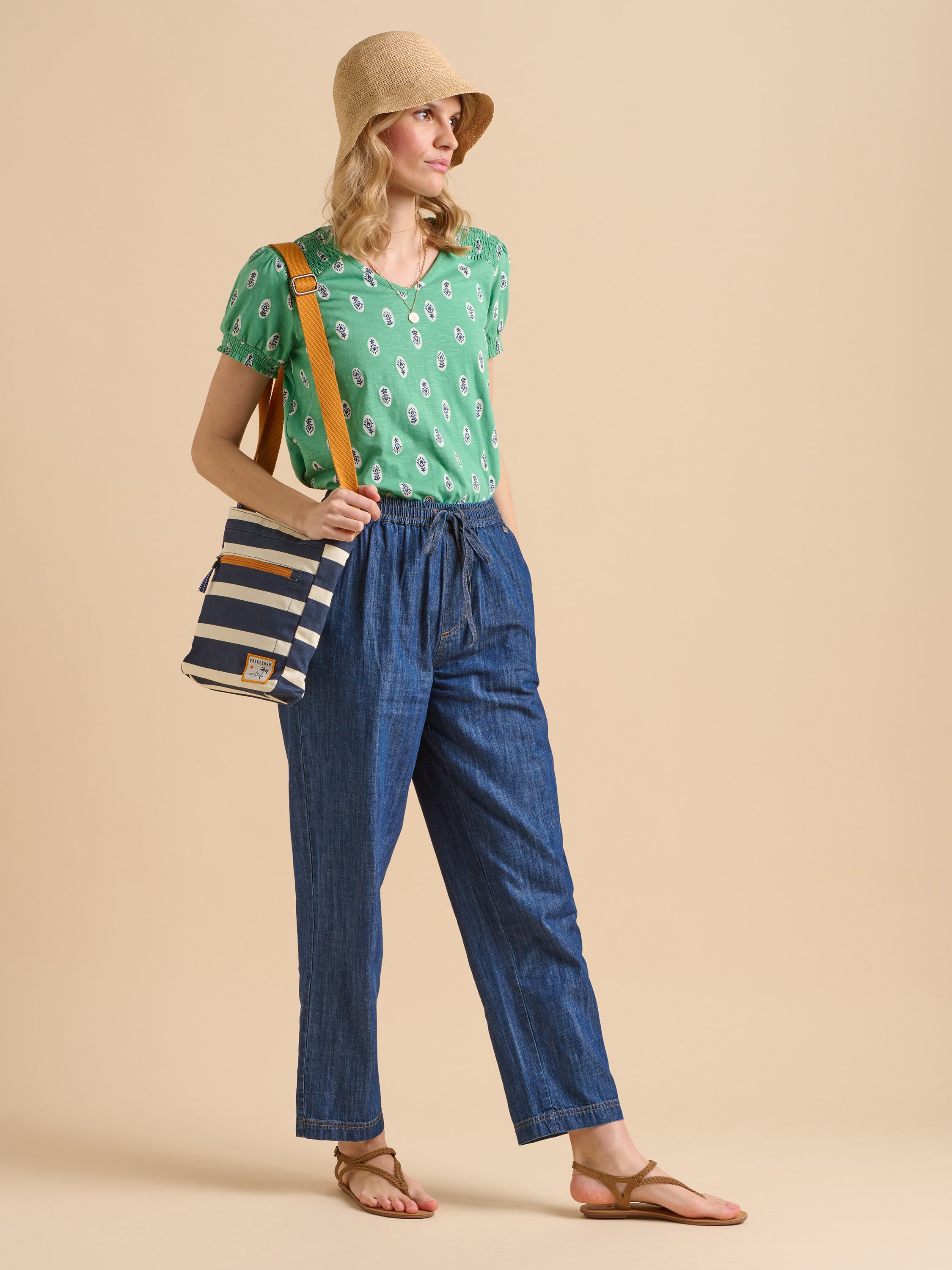 Woodblock Jersey T Shirt