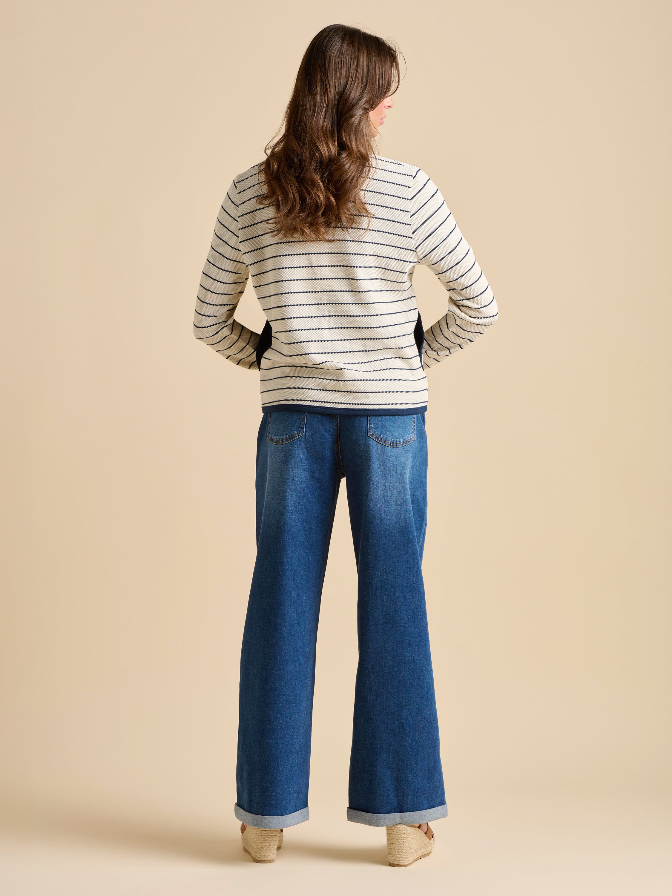 Breton Stripe Sweat Jacket