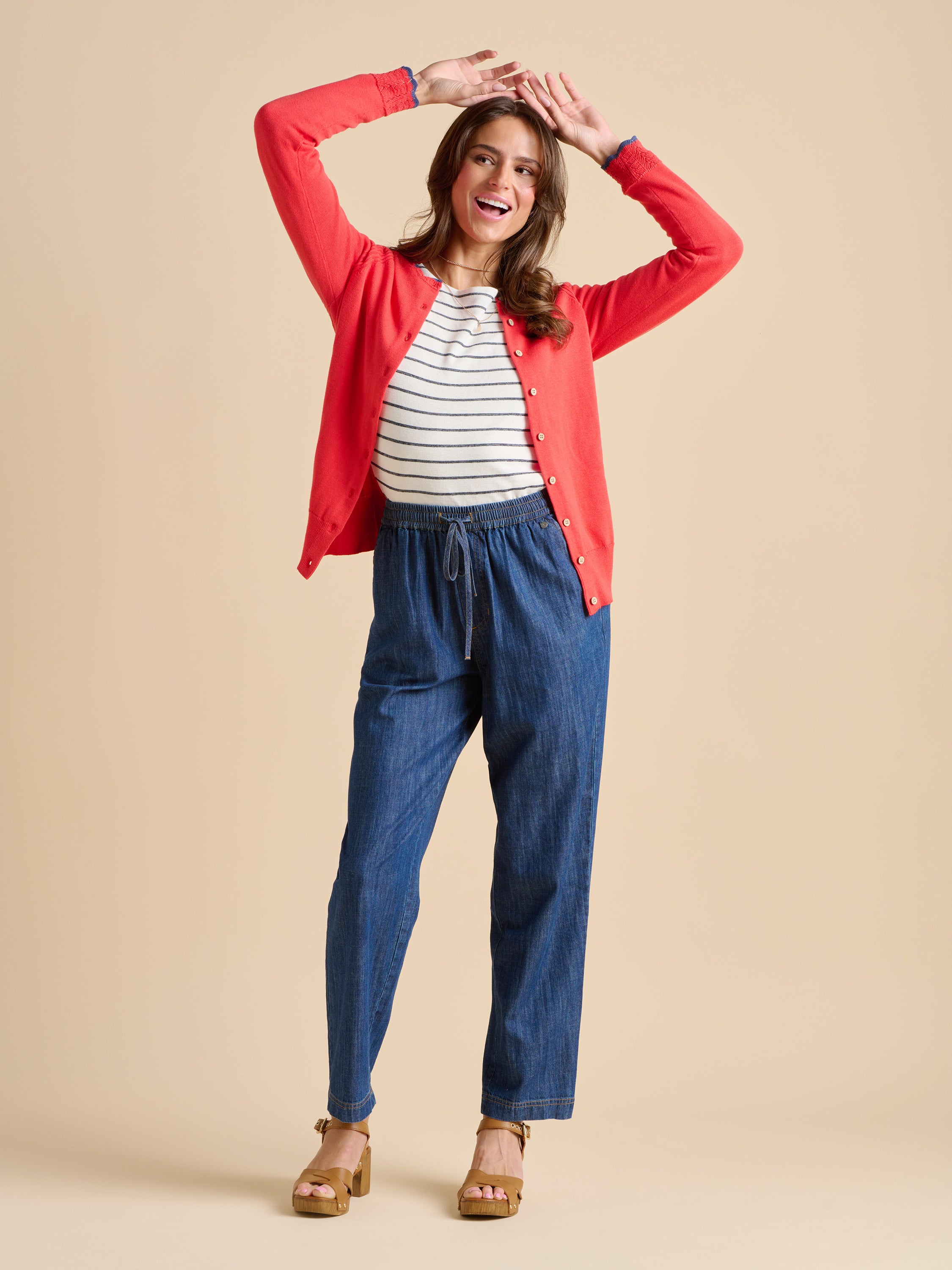 Frill Neck Cardigan