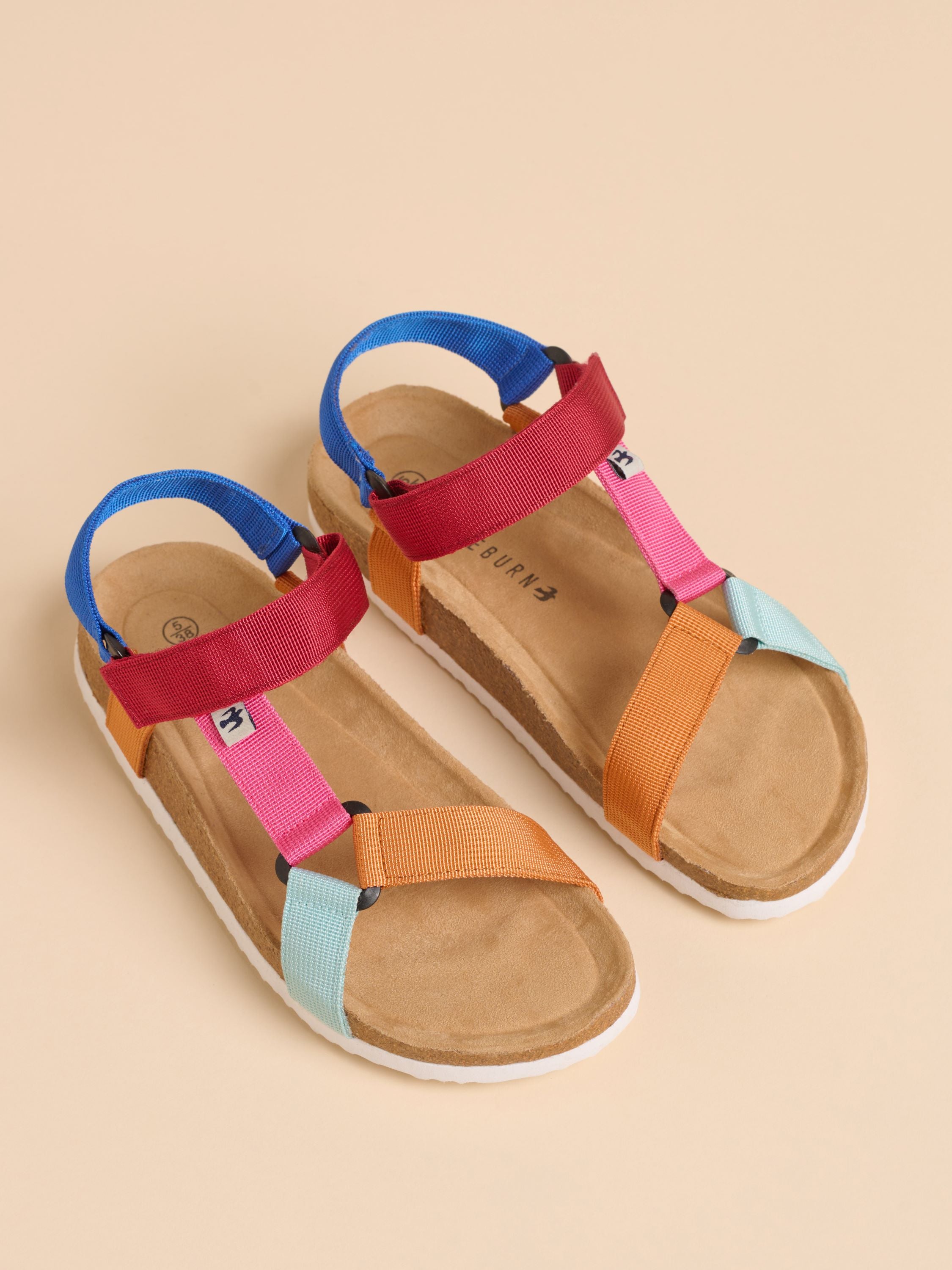 Playful Webbing Strap Sandal