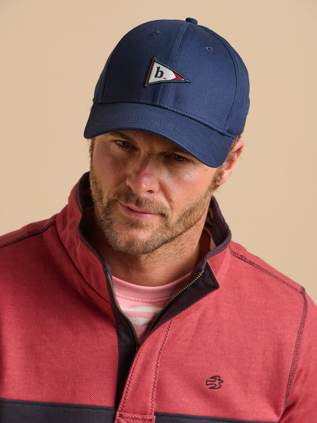 Navy Flag Cap