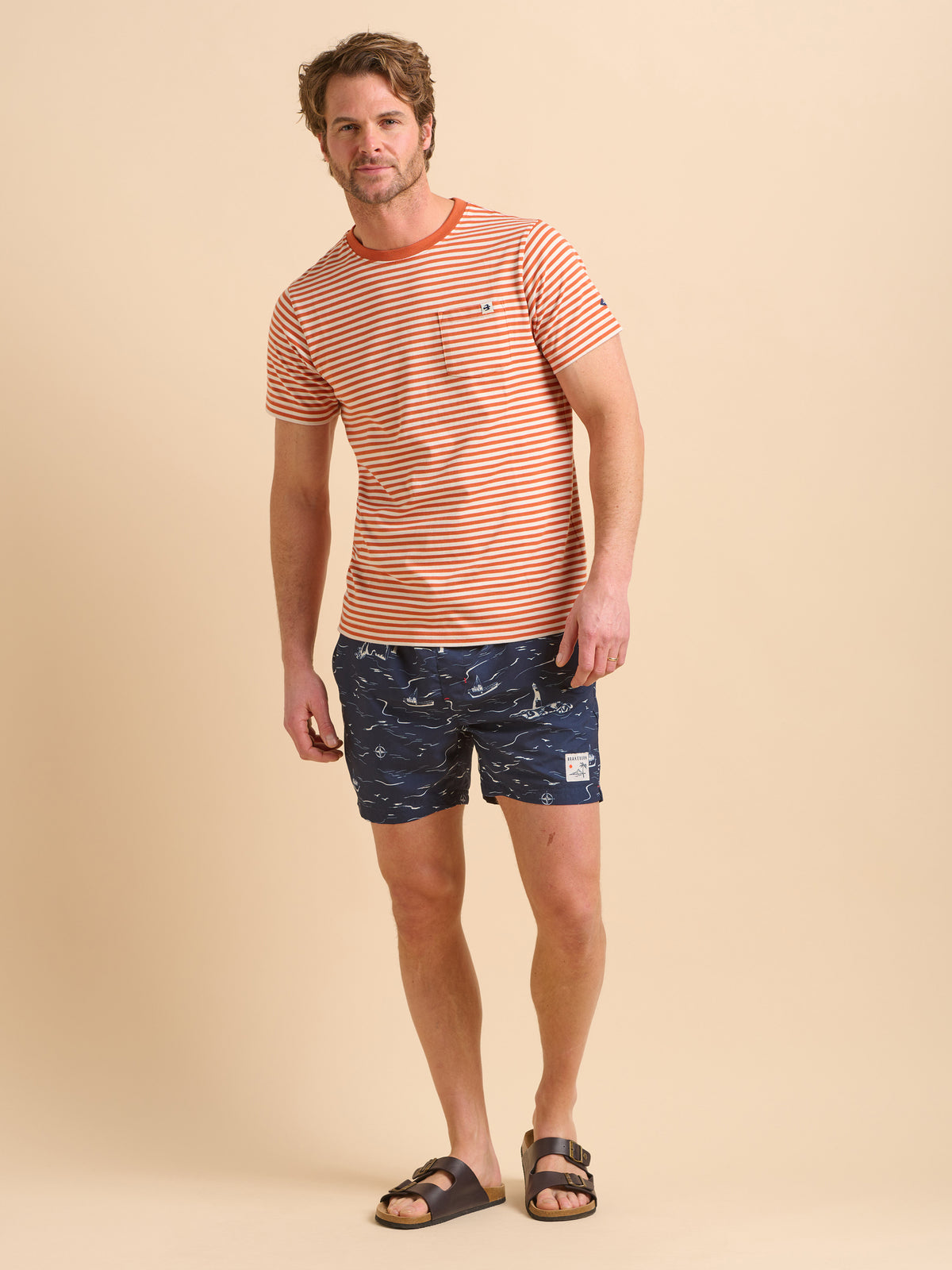 Rust Stripe Tee